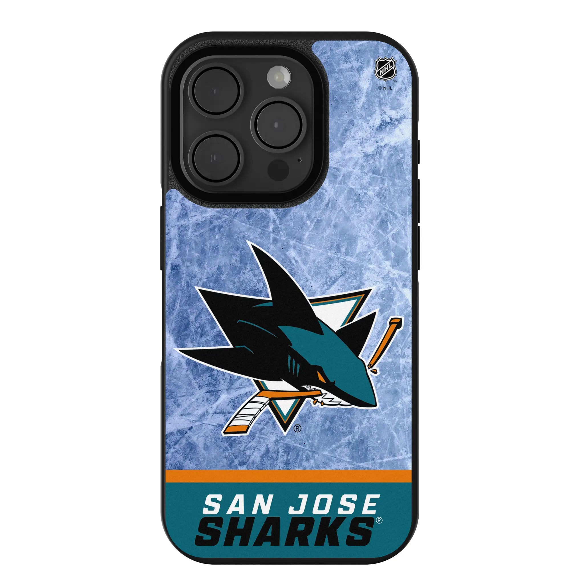 San Jose Sharks Ice Wordmark Bump Phone Case