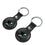 San Jose Sharks Insignia Black Airtag Holder 2-Pack