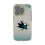 San Jose Sharks Linen Clear Phone Case for Apple iPhone