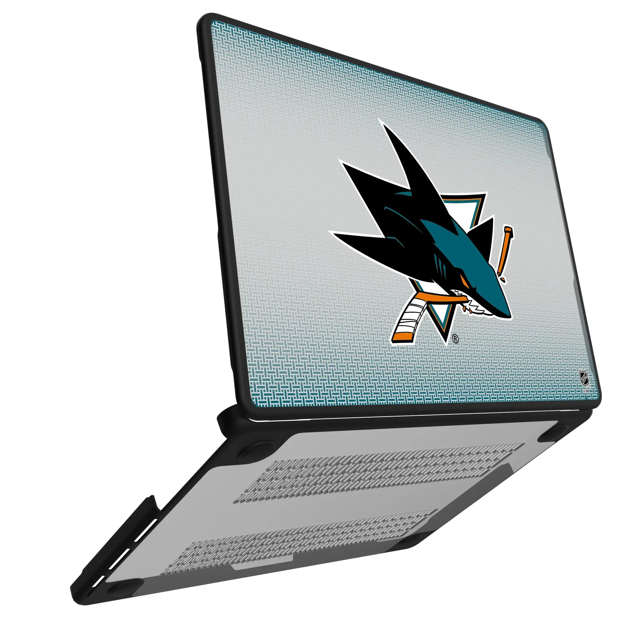 San Jose Sharks Linen Laptop Case for Apple MacBook