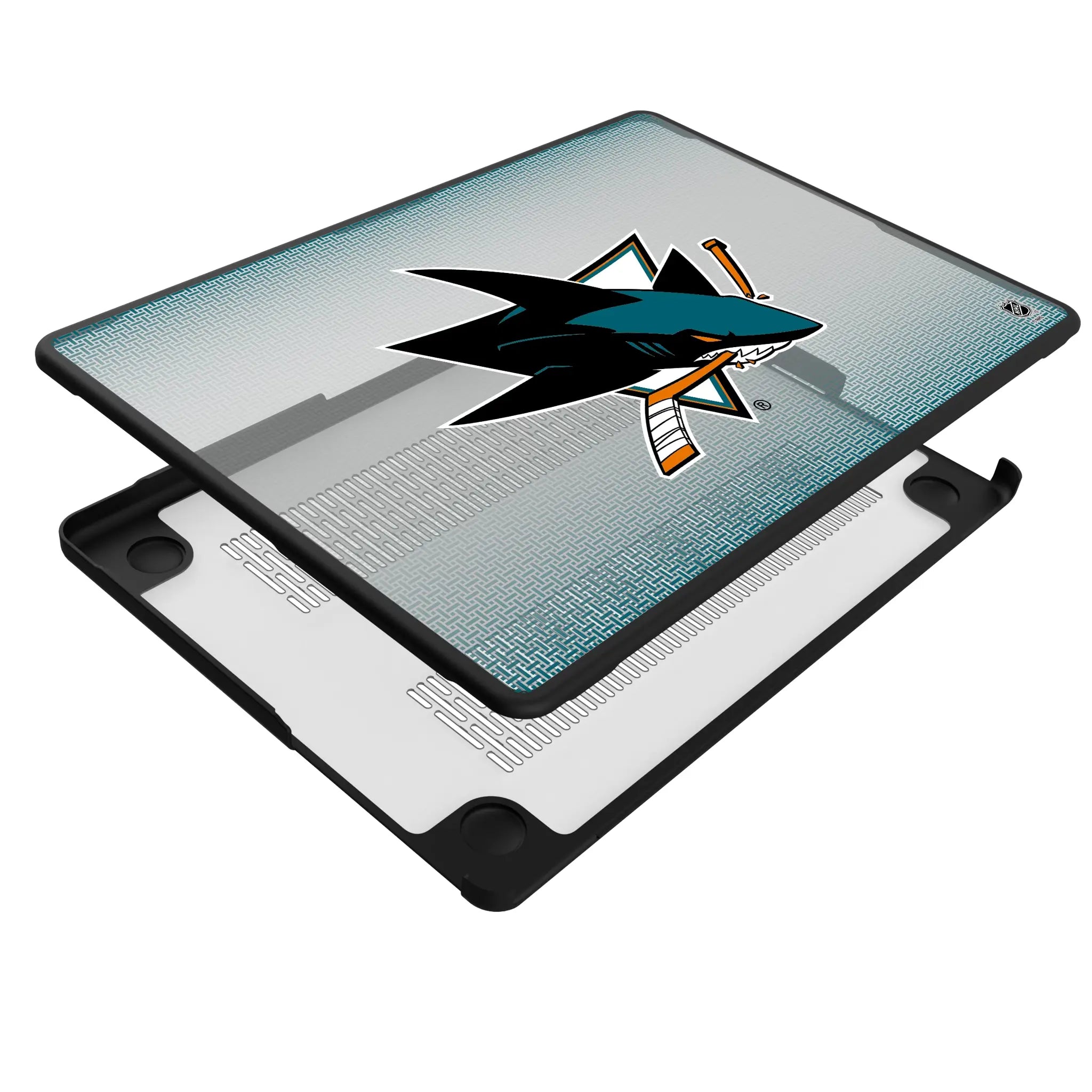 San Jose Sharks Linen Laptop Case for Apple MacBook