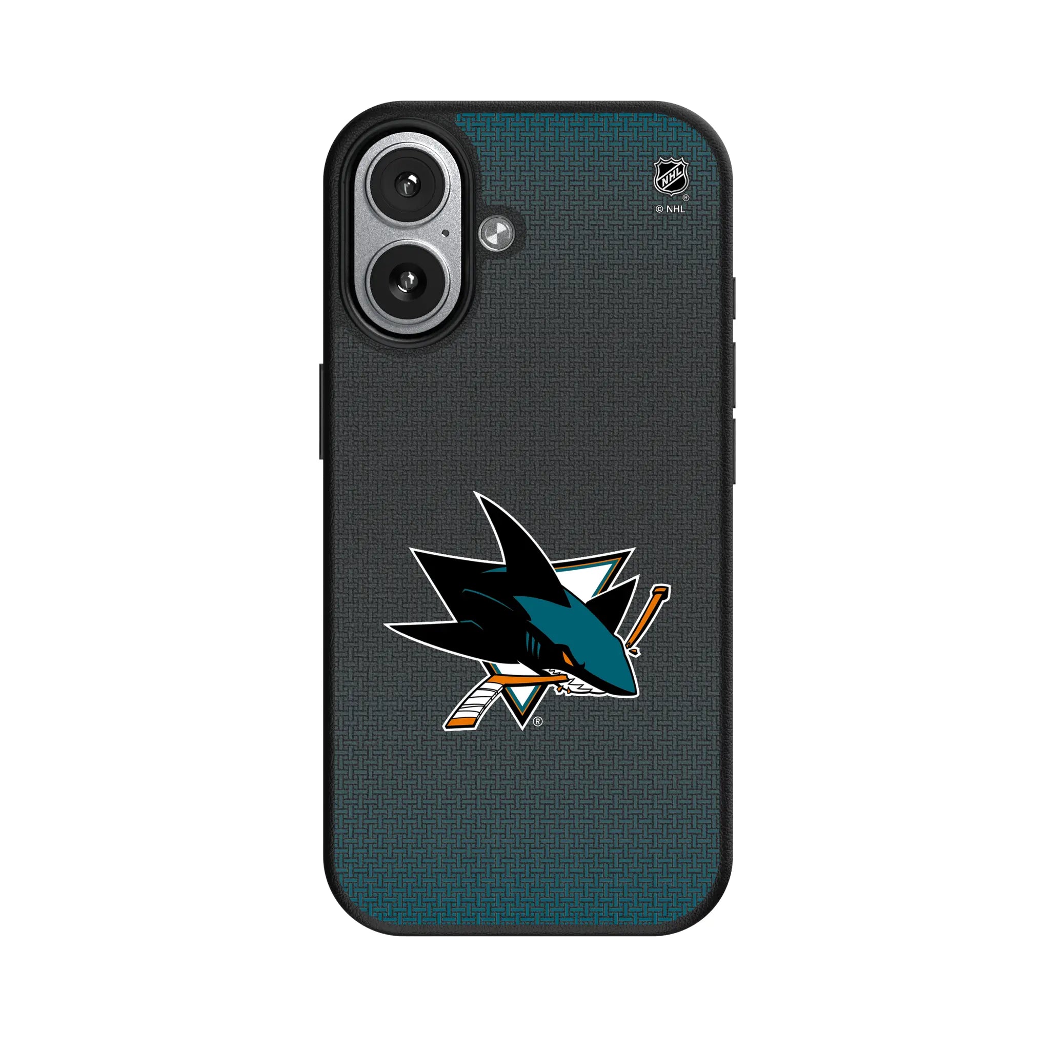 San Jose Sharks Linen MagSafe Compatible Phone Case for Apple iPhone