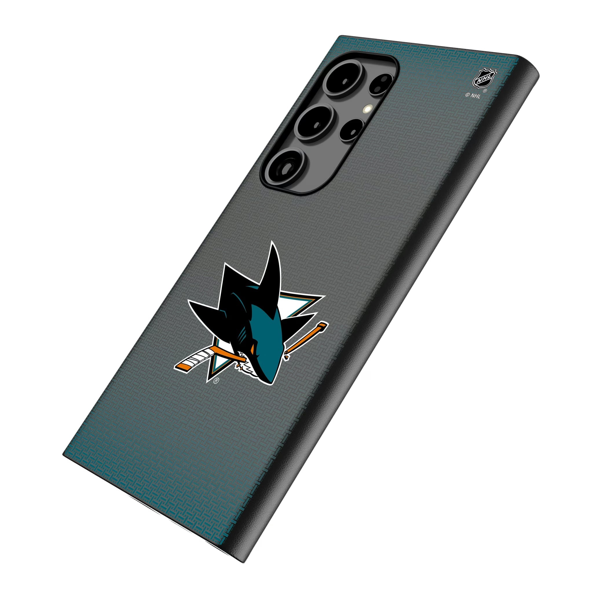 San Jose Sharks Linen MagSafe Compatible Phone Case for Samsung Galaxy - Sports Gifts, Sports Memorabilia, Sports Collectibles, Fan Shop