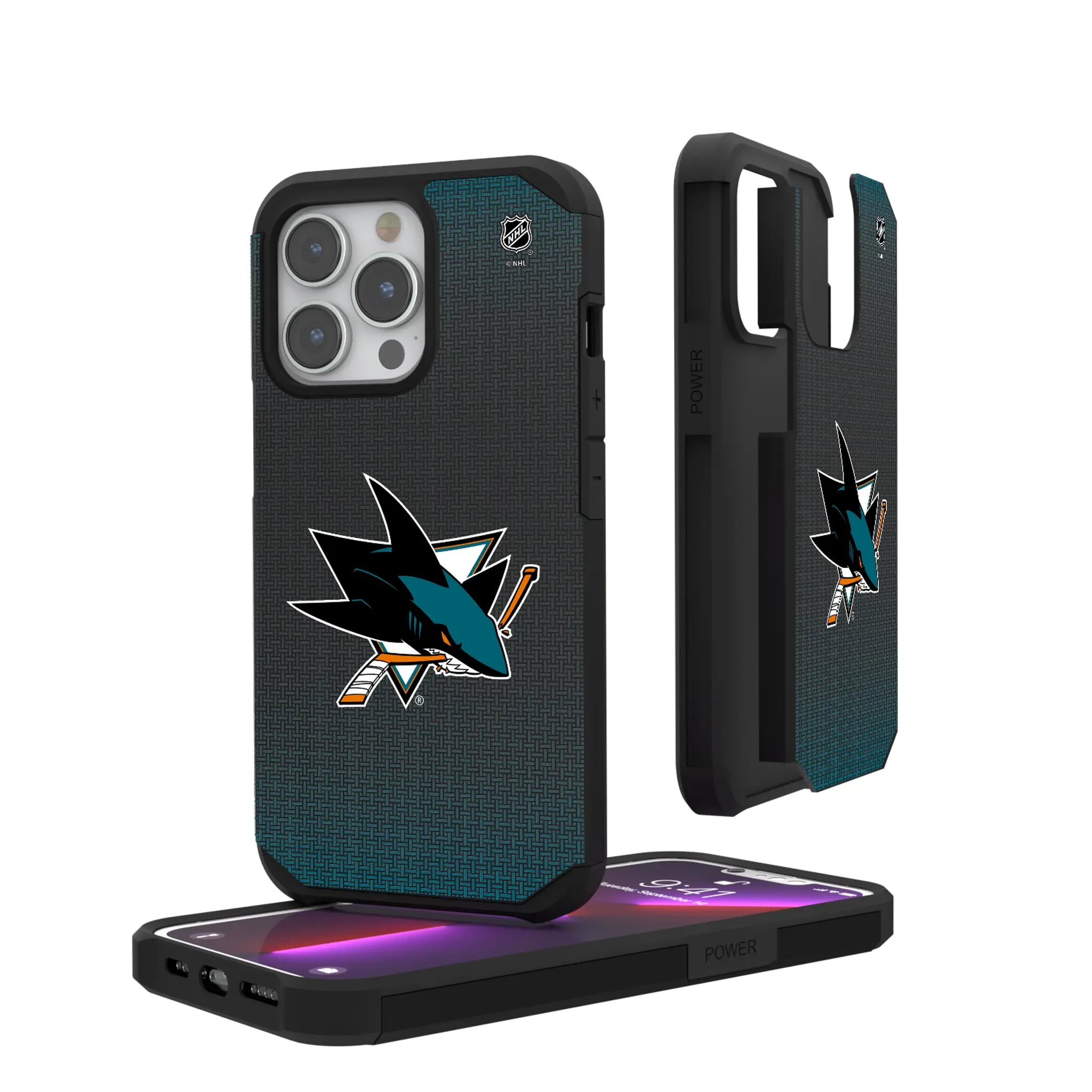 San Jose Sharks Linen Rugged Phone Case