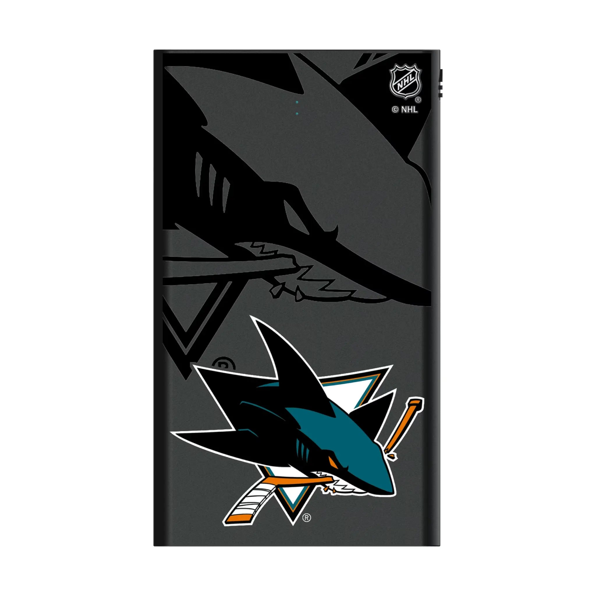 San Jose Sharks Monocolor Tilt 5000mAh Flat Powerbank