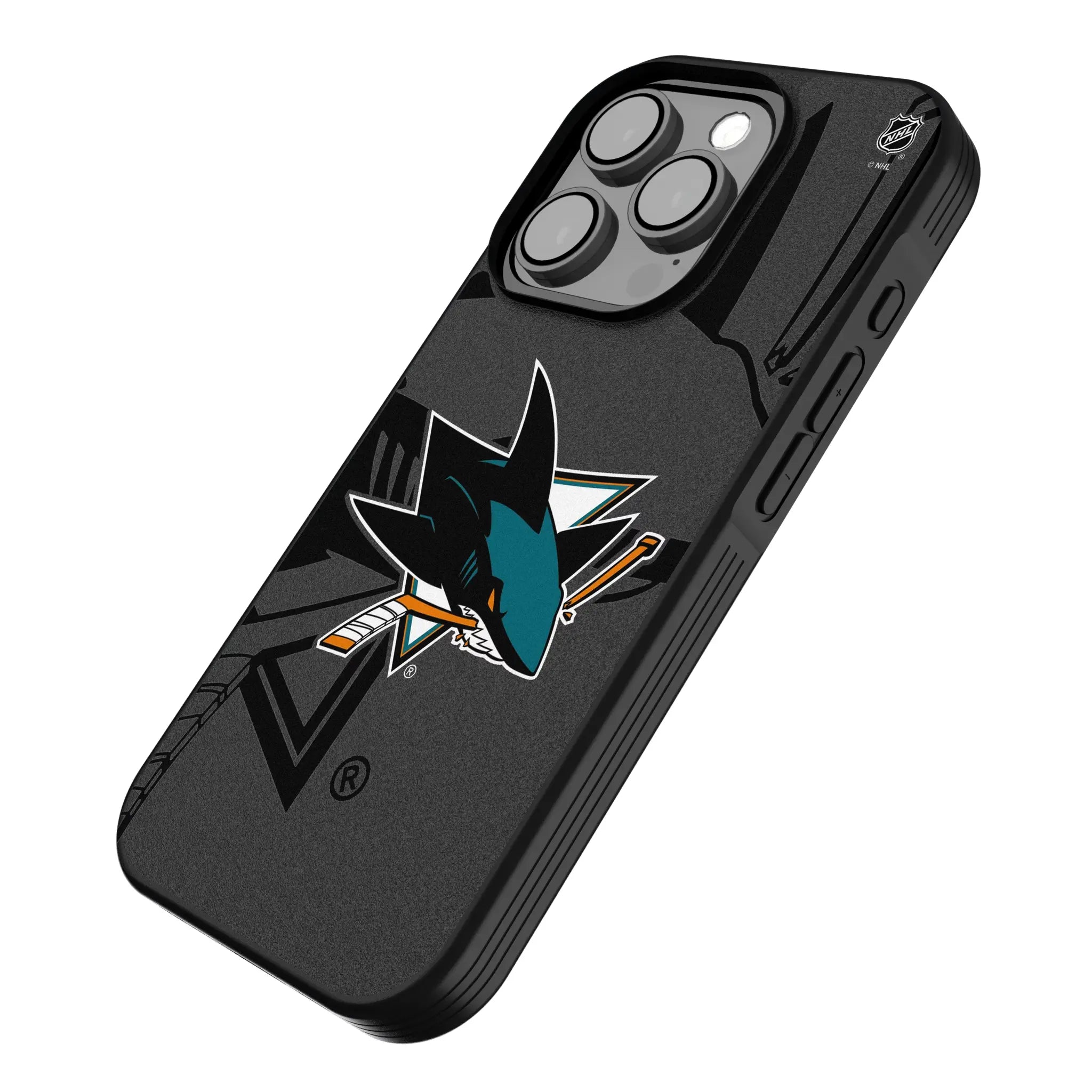 San Jose Sharks Monocolor Tilt Bump Phone Case