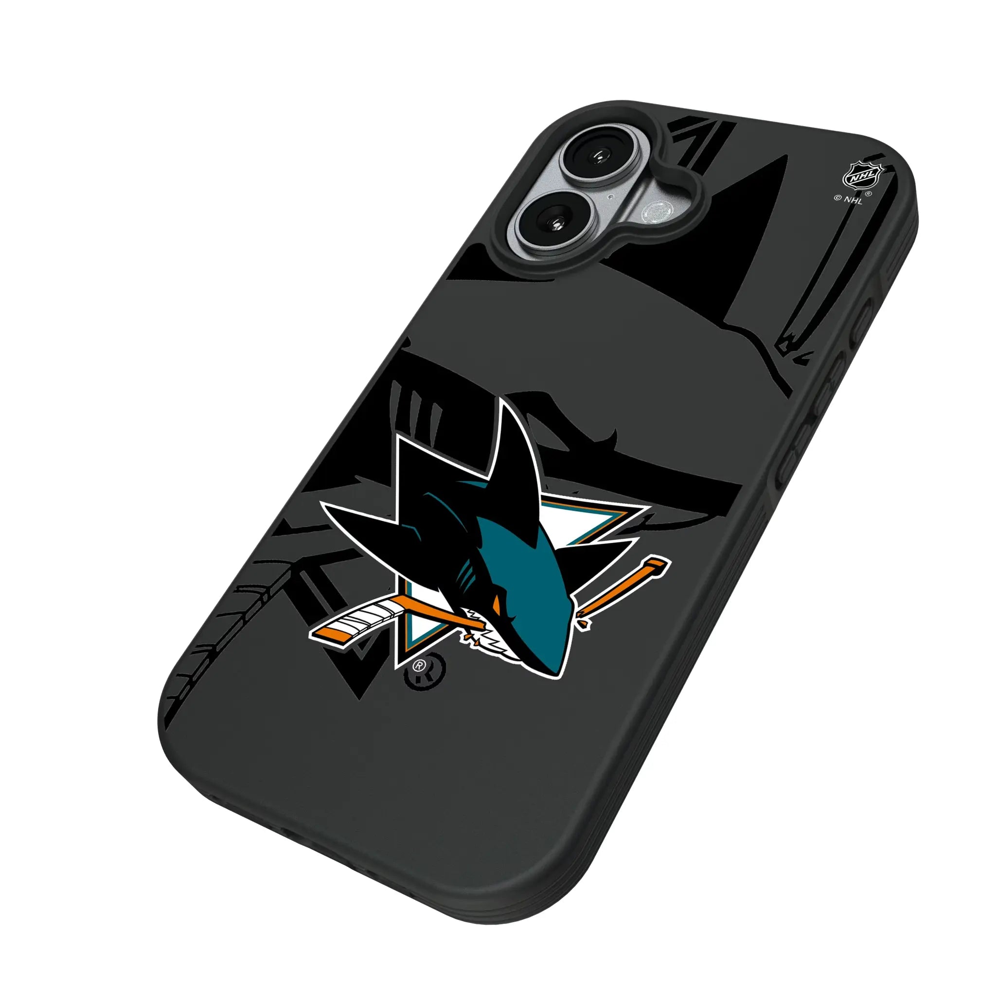 San Jose Sharks Monocolor Tilt Bump Phone Case