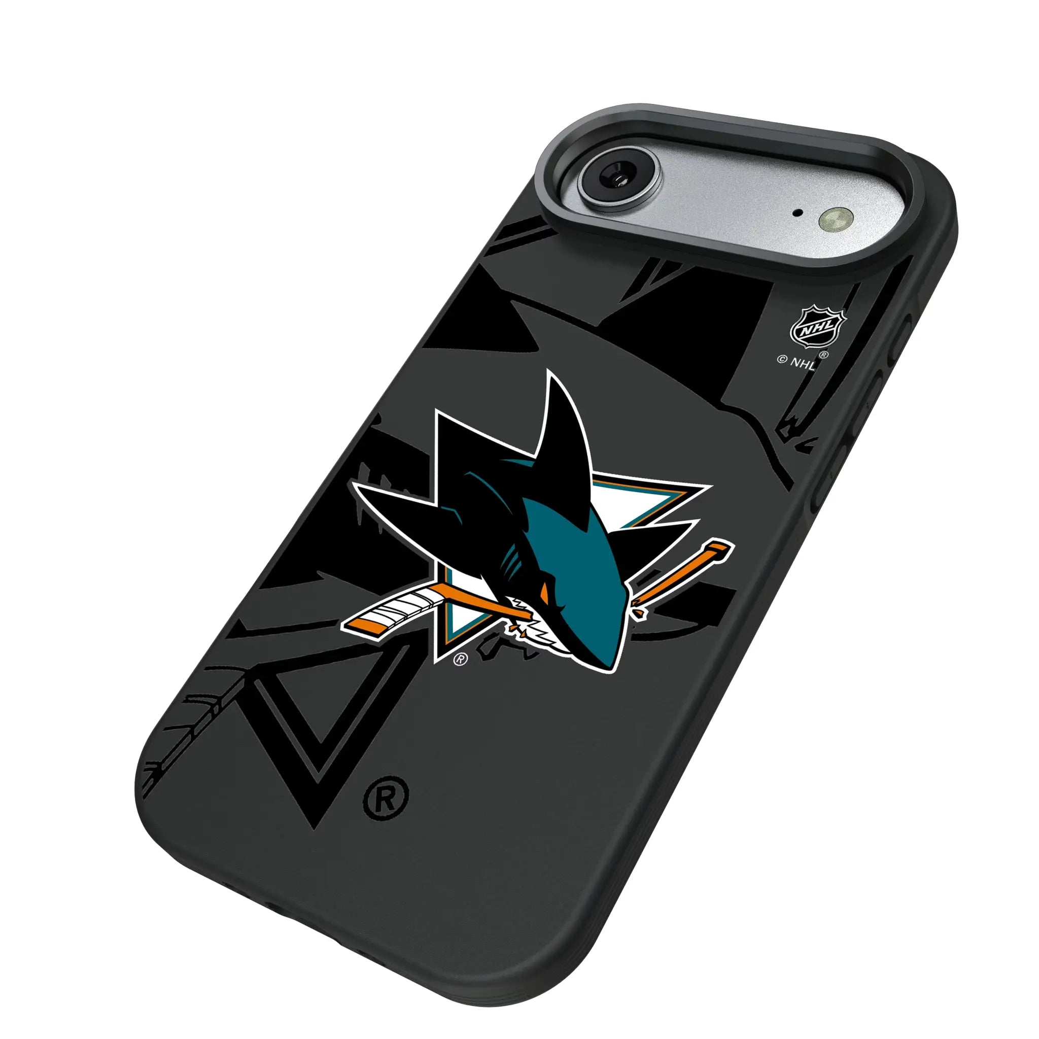San Jose Sharks Monocolor Tilt Bump Phone Case