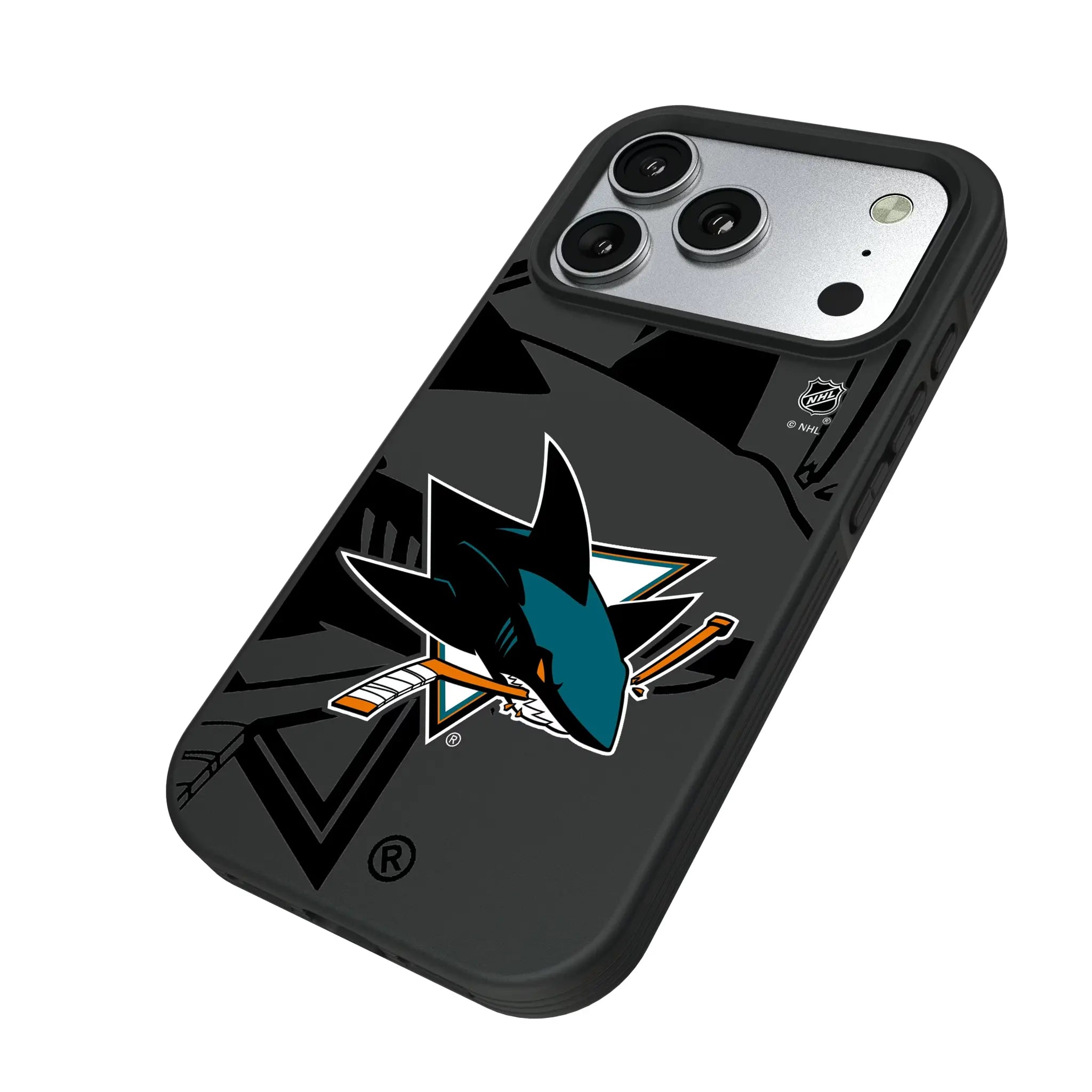 San Jose Sharks Monocolor Tilt Bump Phone Case