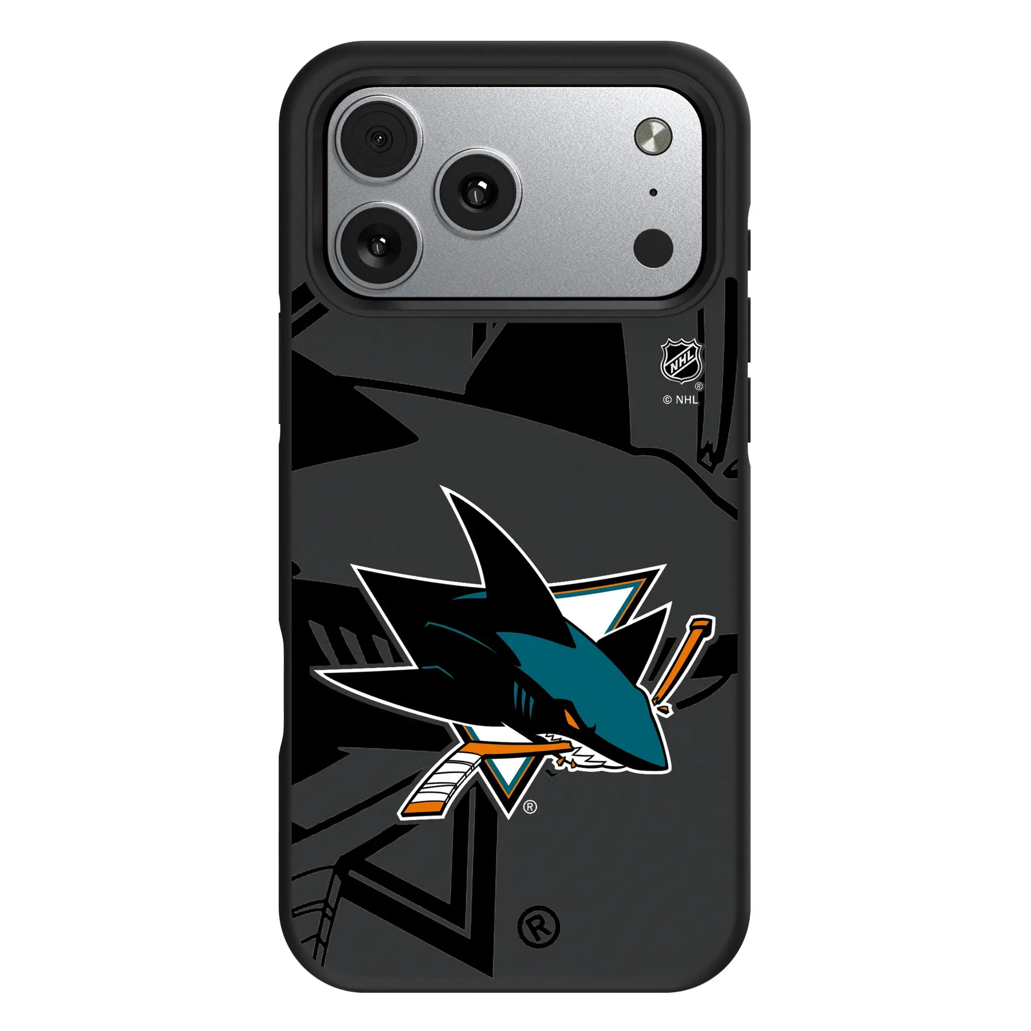 San Jose Sharks Monocolor Tilt Bump Phone Case