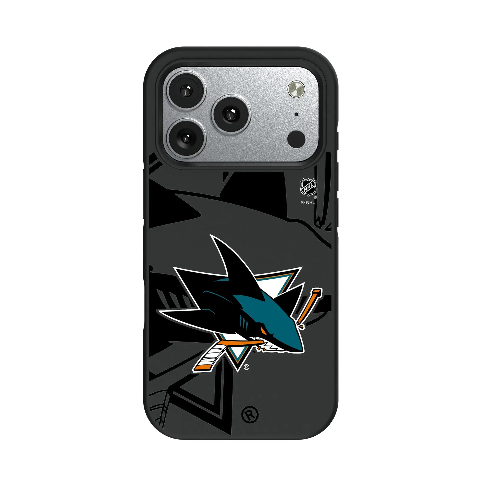 San Jose Sharks Monocolor Tilt Bump Phone Case