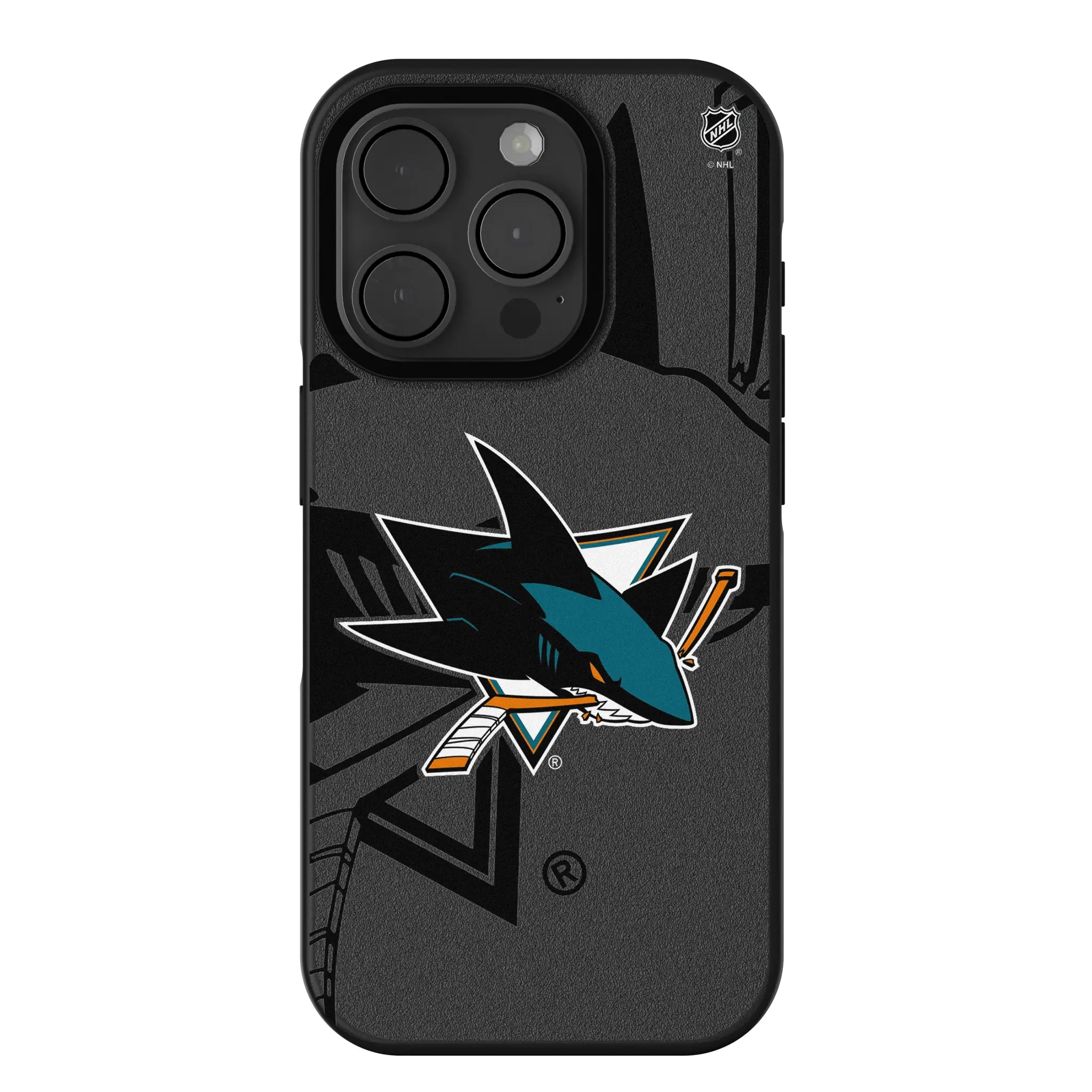 San Jose Sharks Monocolor Tilt Bump Phone Case