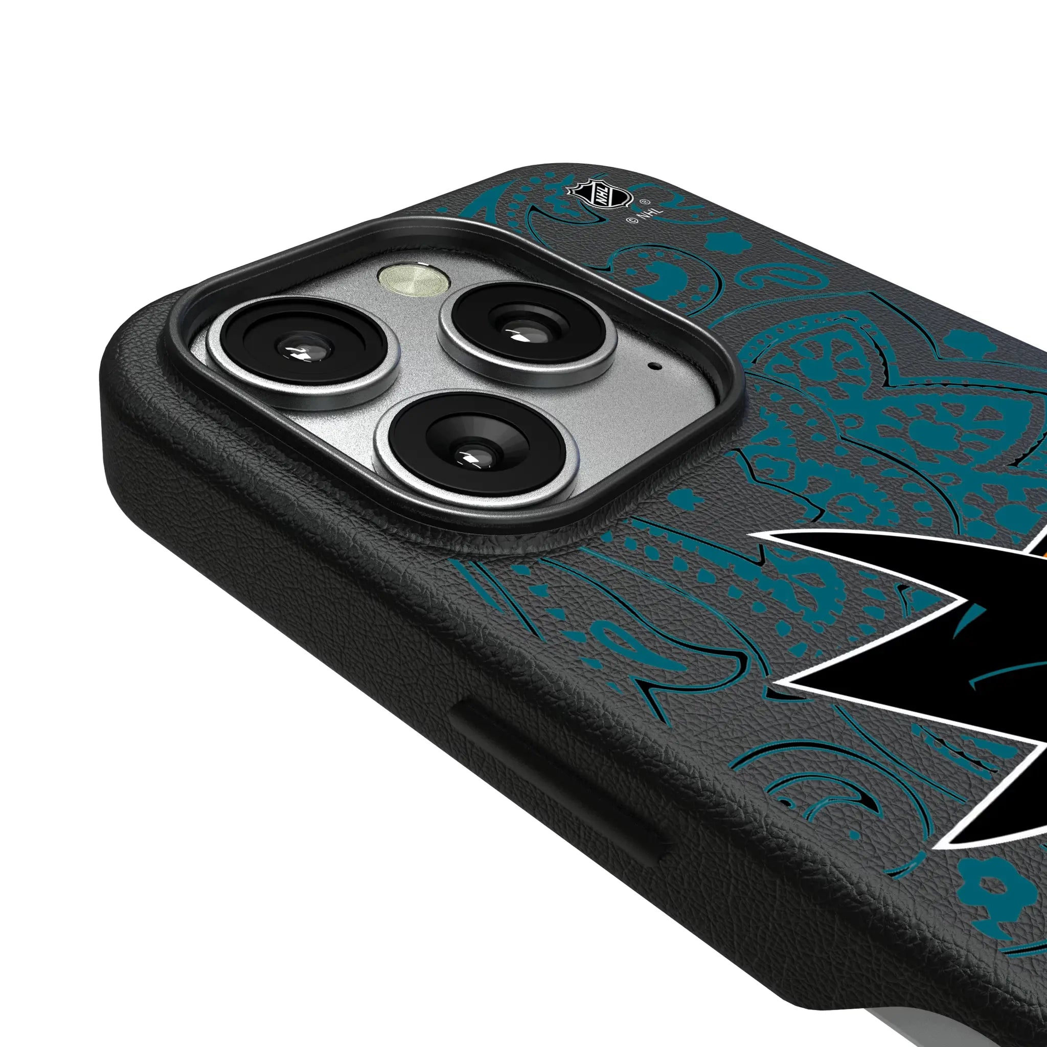 San Jose Sharks Paisley MagSafe Compatible Phone Case for Apple iPhone