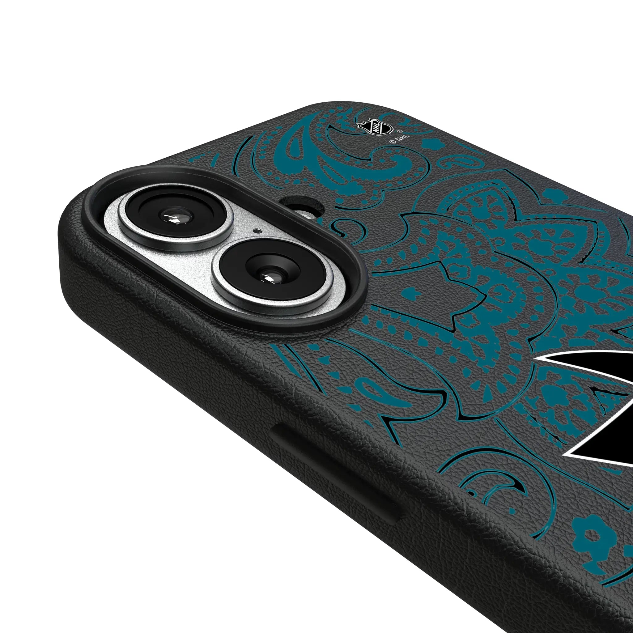 San Jose Sharks Paisley MagSafe Compatible Phone Case for Apple iPhone