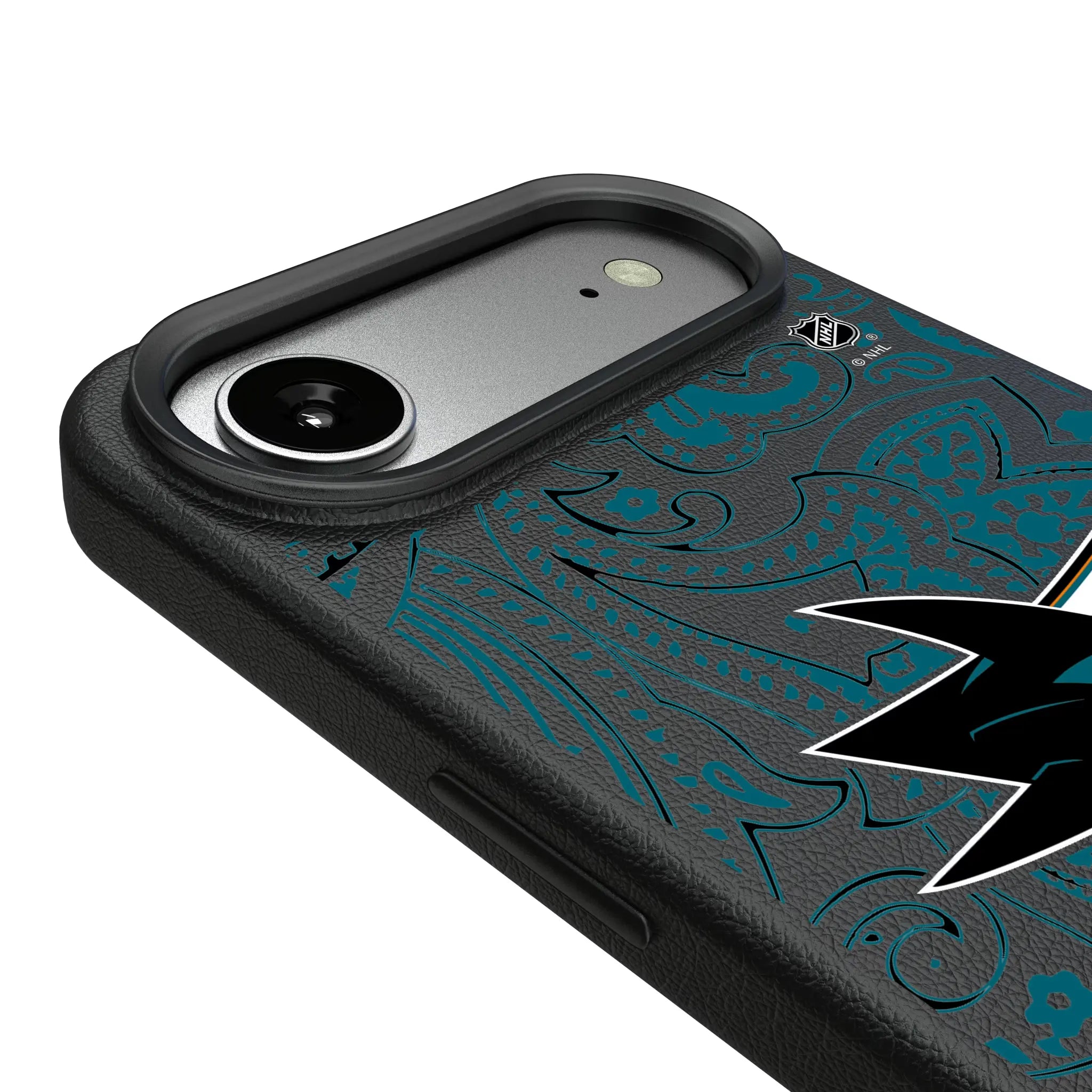 San Jose Sharks Paisley MagSafe Compatible Phone Case for Apple iPhone