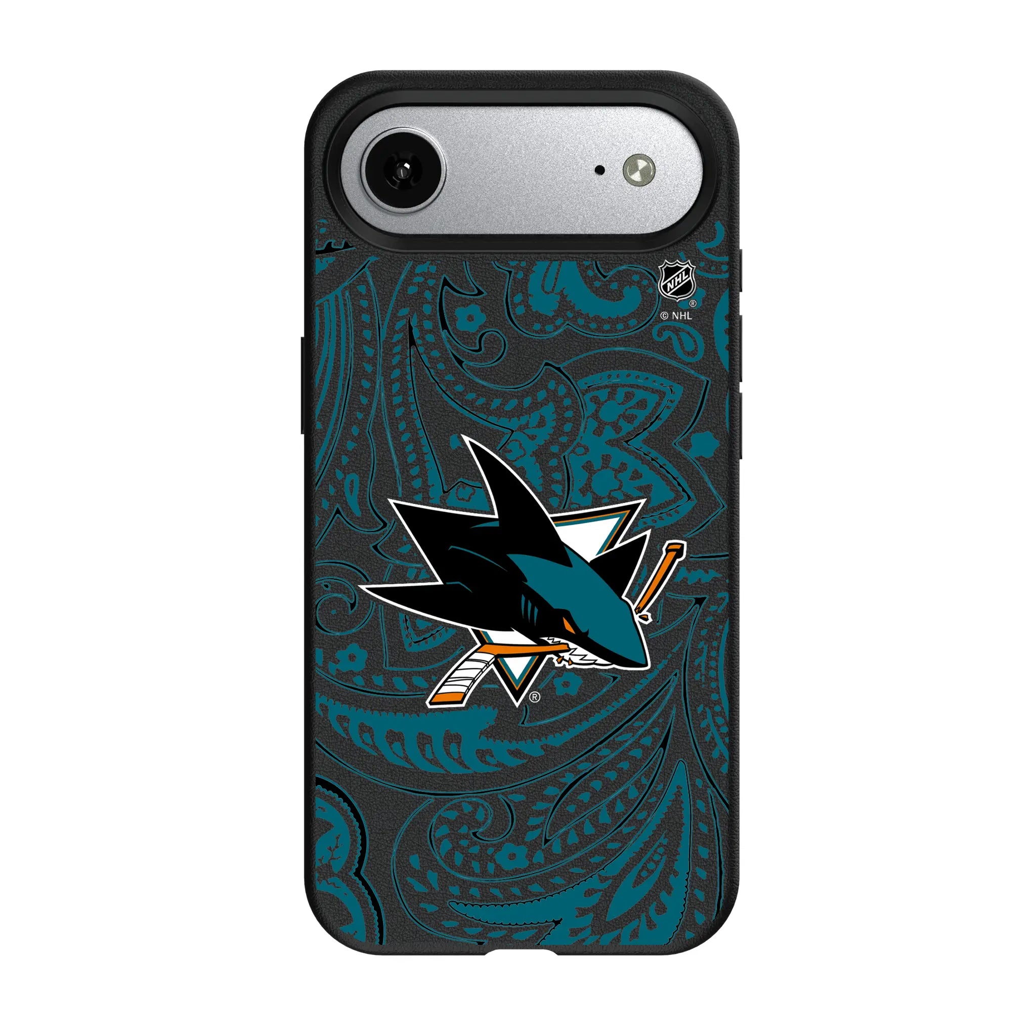 San Jose Sharks Paisley MagSafe Compatible Phone Case for Apple iPhone