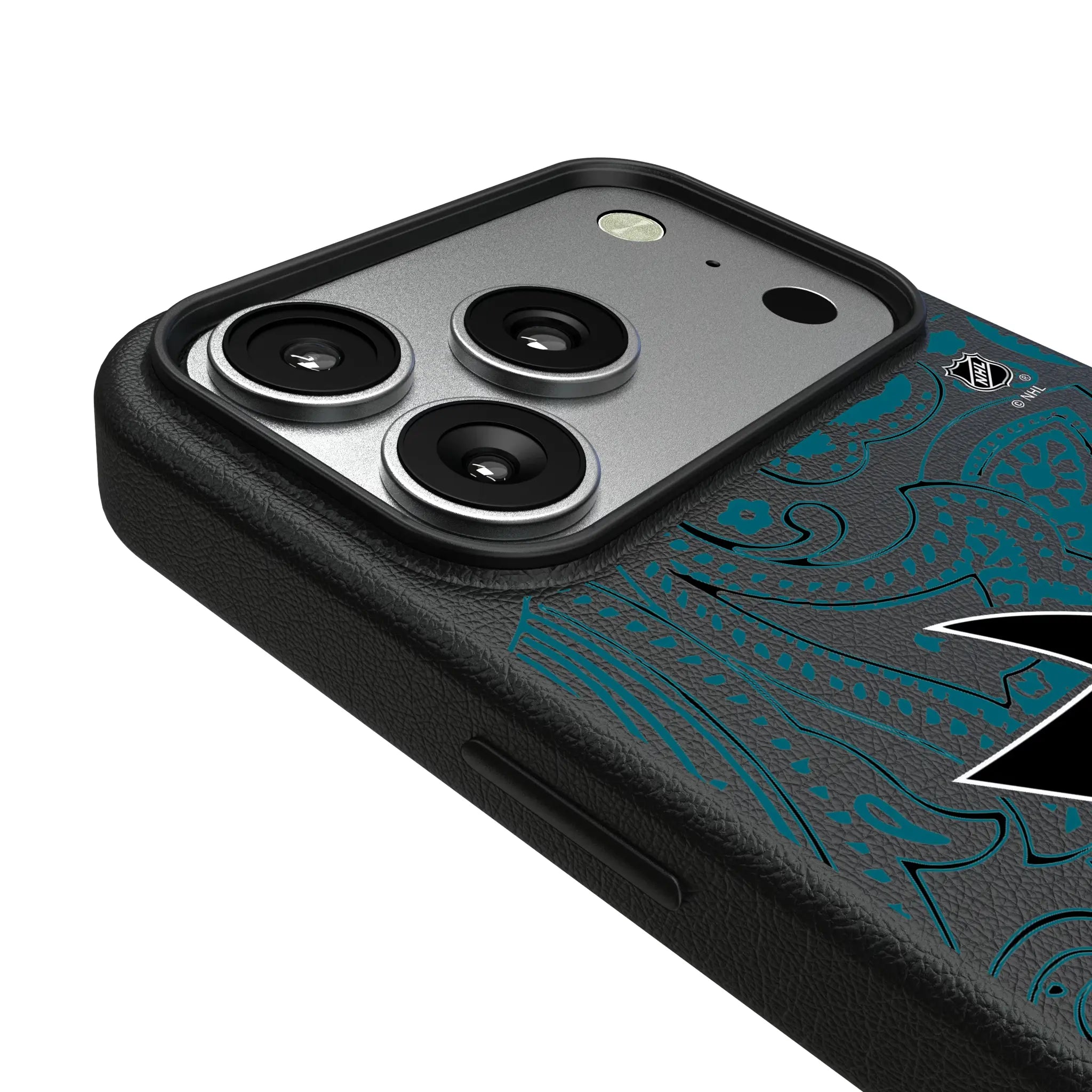 San Jose Sharks Paisley MagSafe Compatible Phone Case for Apple iPhone