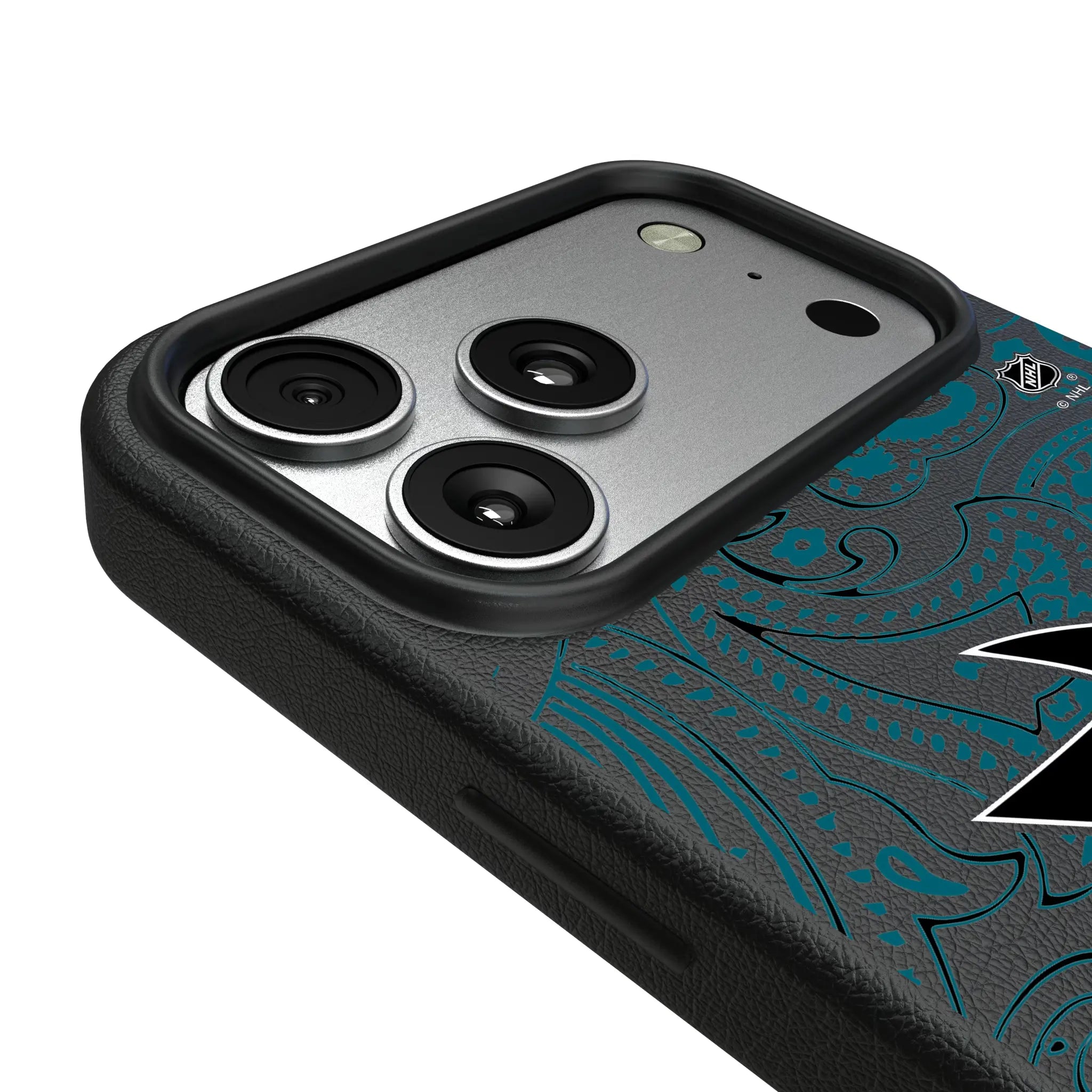 San Jose Sharks Paisley MagSafe Compatible Phone Case for Apple iPhone