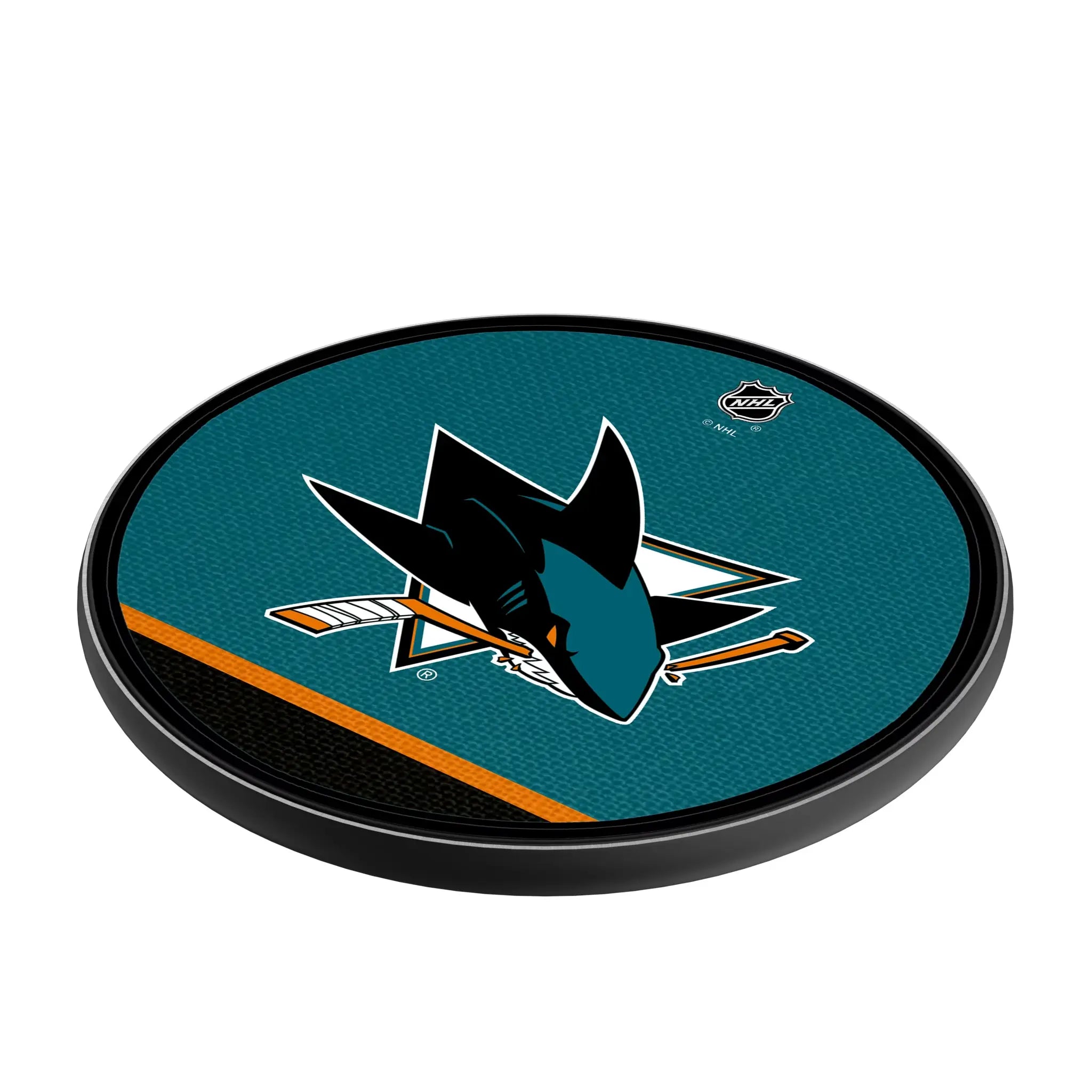 San Jose Sharks Stripe 15-Watt Wireless Charger