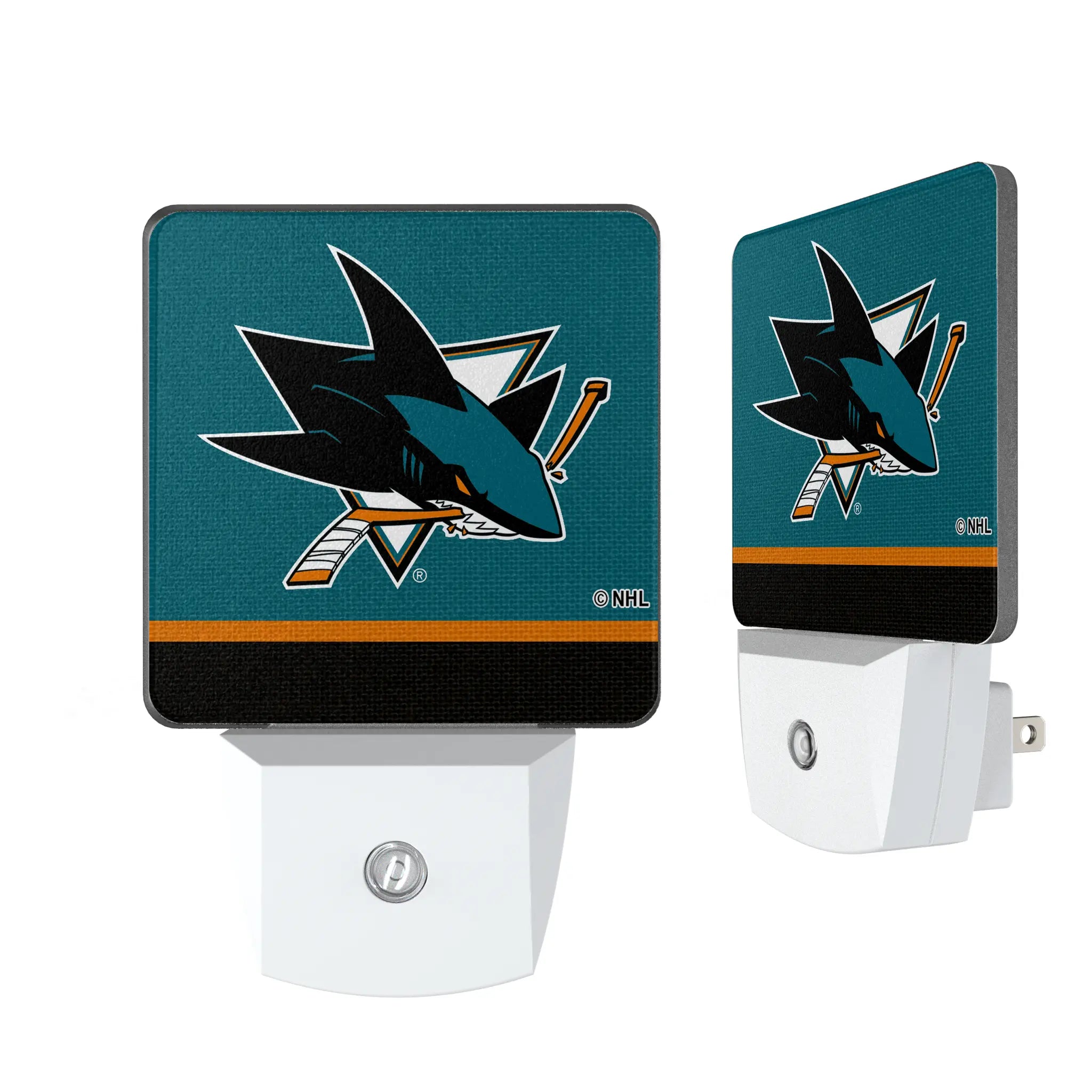 San Jose Sharks Stripe Night Light 2-Pack
