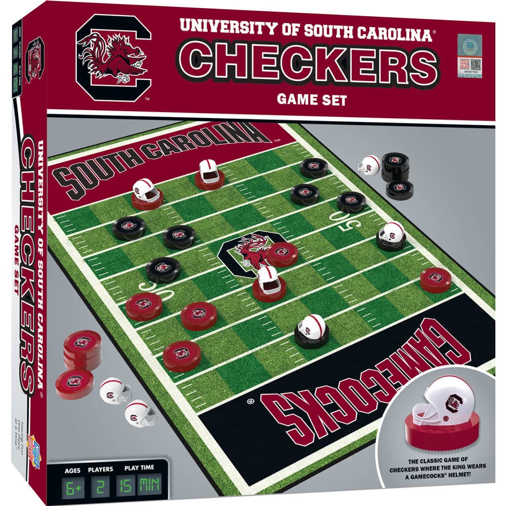 South Carolina Gamecocks Checkers Set