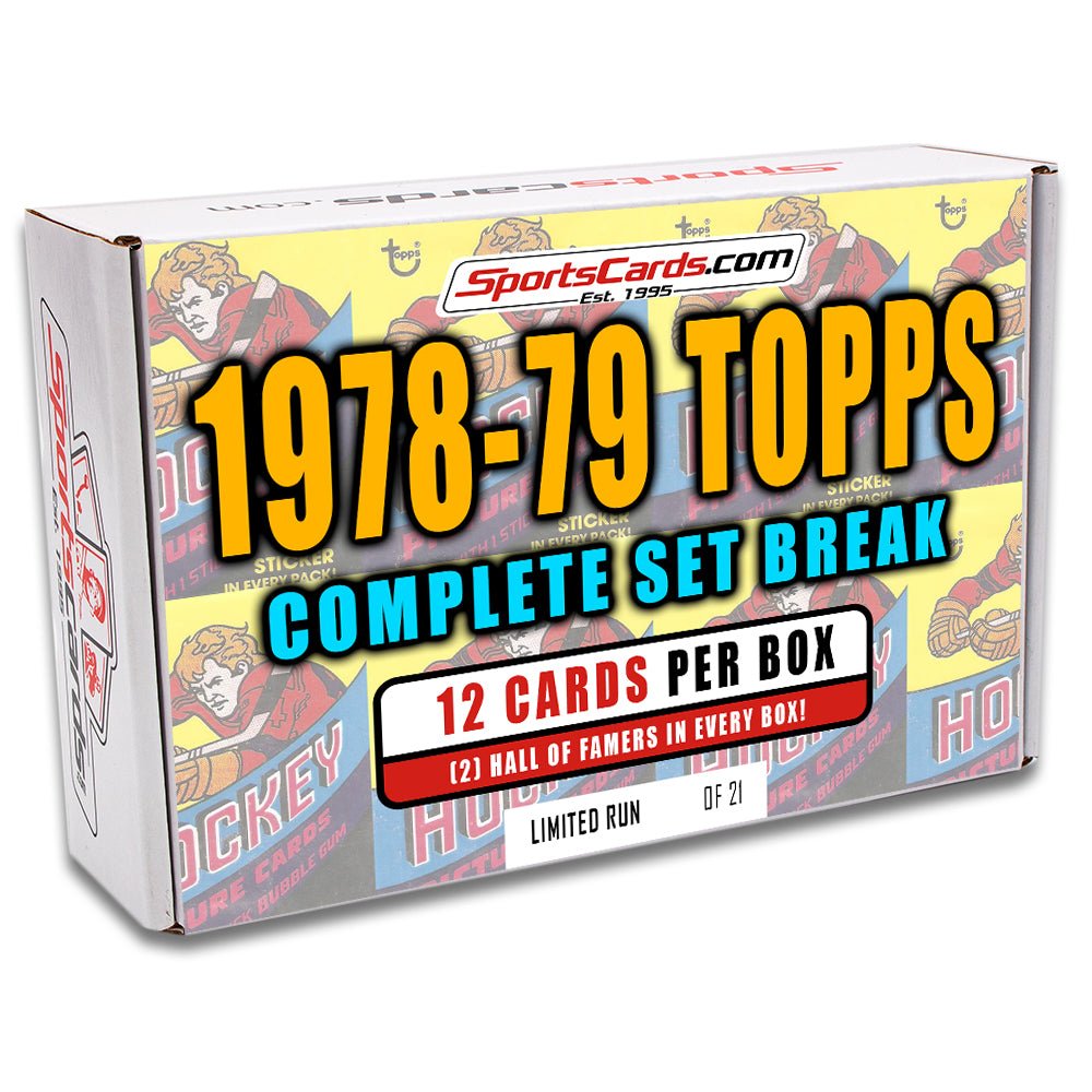 1978-79 TOPPS HOCKEY COMPLETE SET BREAK - 12 CARDS PER BOX! 2 HOFERS IN EVERY BOX! - Sports Gifts, Sports Memorabilia, Sports Collectibles, Fan Shop