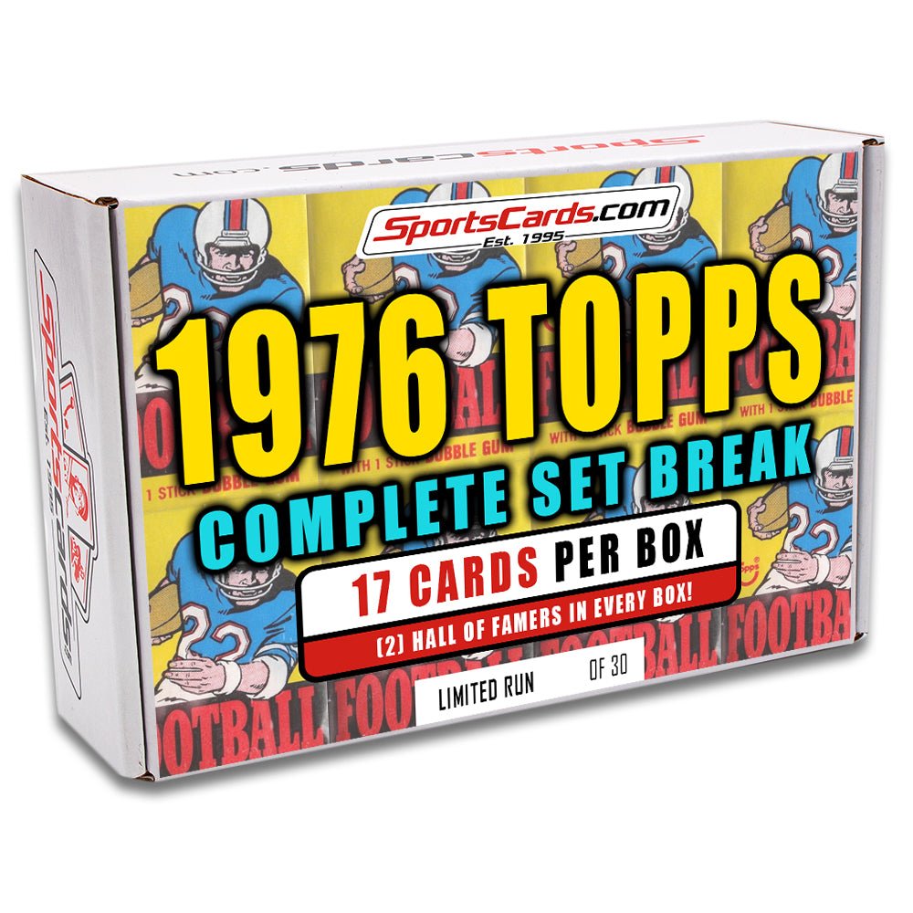 1976 TOPPS FOOTBALL COMPLETE SET BREAK - 17 CARDS PER BOX! (2) HOFERS PER BOX! - Sports Gifts, Sports Memorabilia, Sports Collectibles, Fan Shop