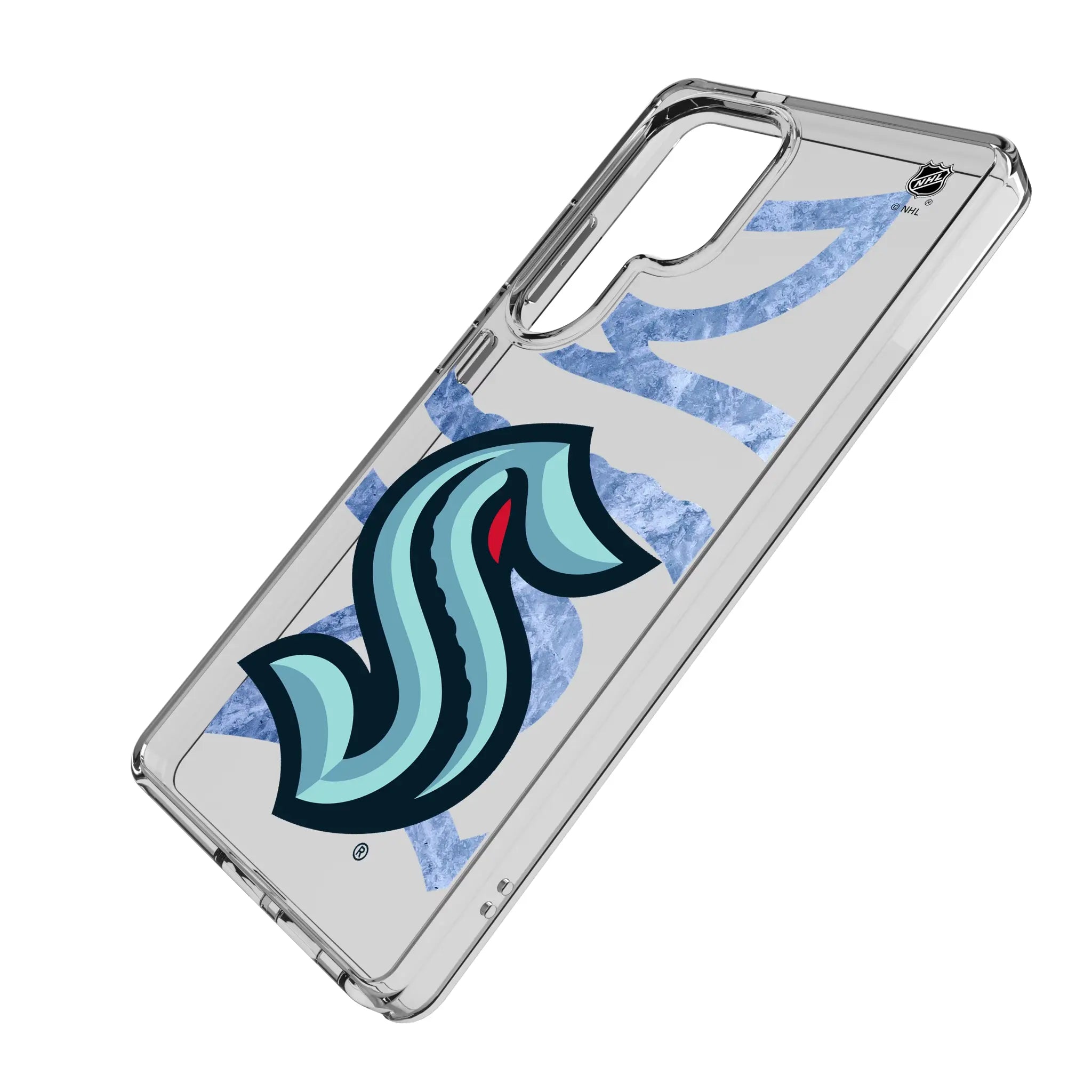 Seattle Kraken Ice Tilt Clear Phone Case for Samsung Galaxy