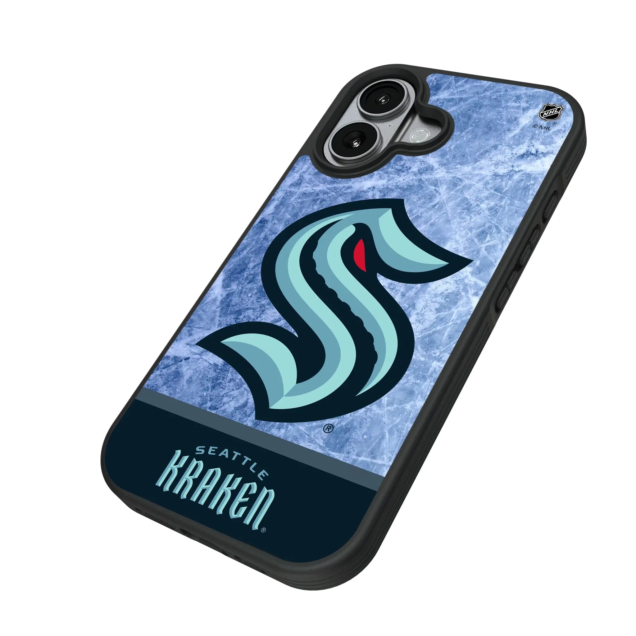 Seattle Kraken Ice Wordmark Bump Phone Case