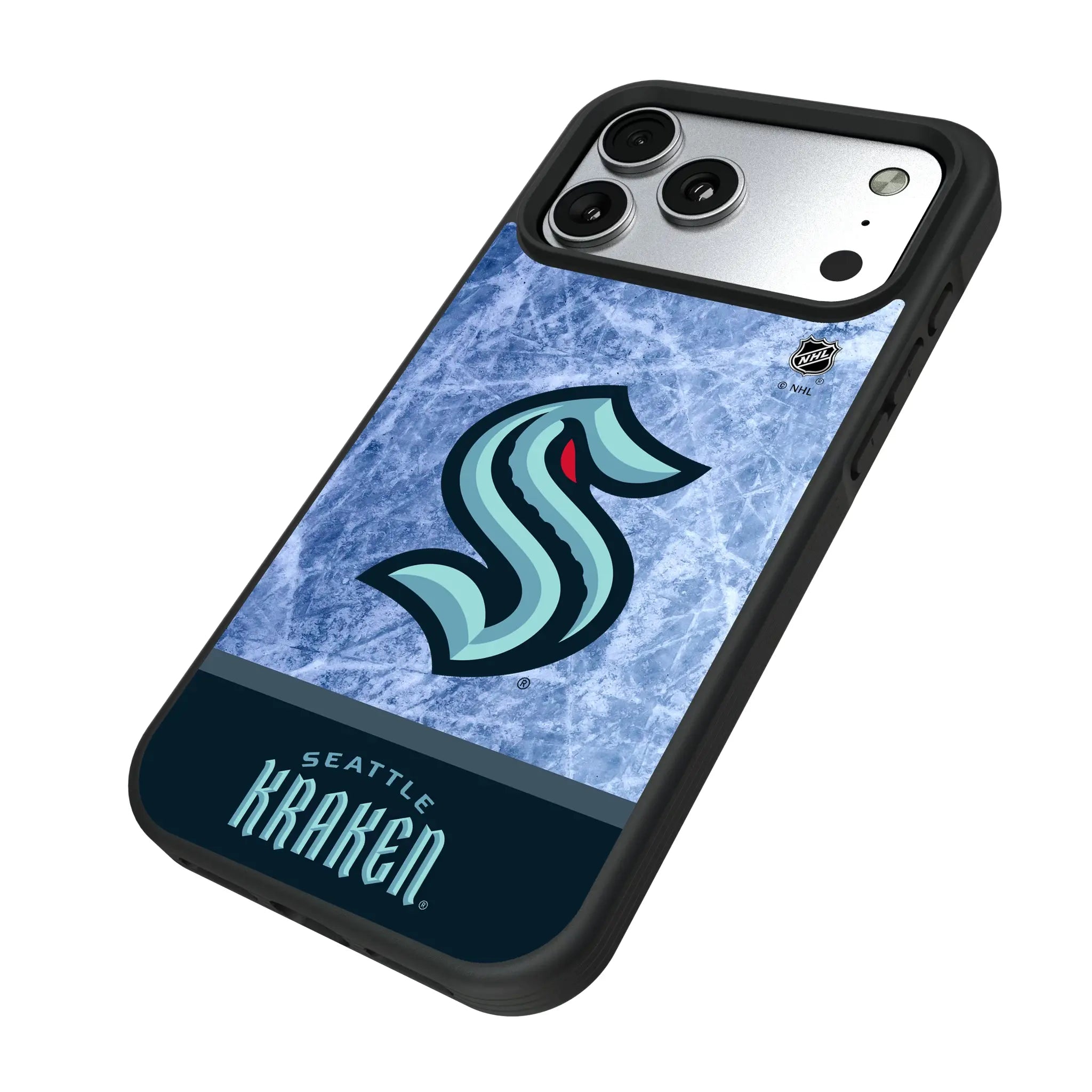 Seattle Kraken Ice Wordmark Bump Phone Case