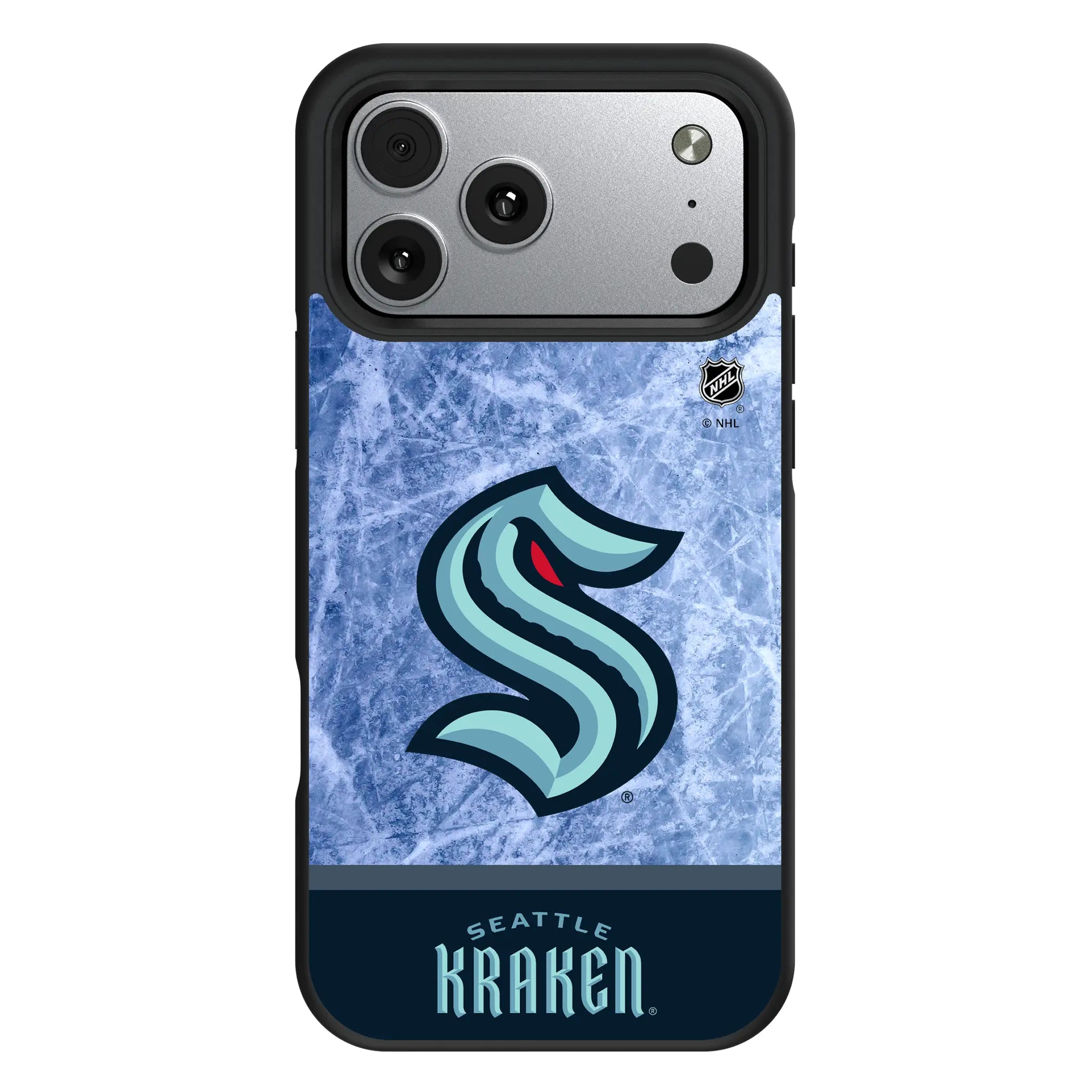 Seattle Kraken Ice Wordmark Bump Phone Case