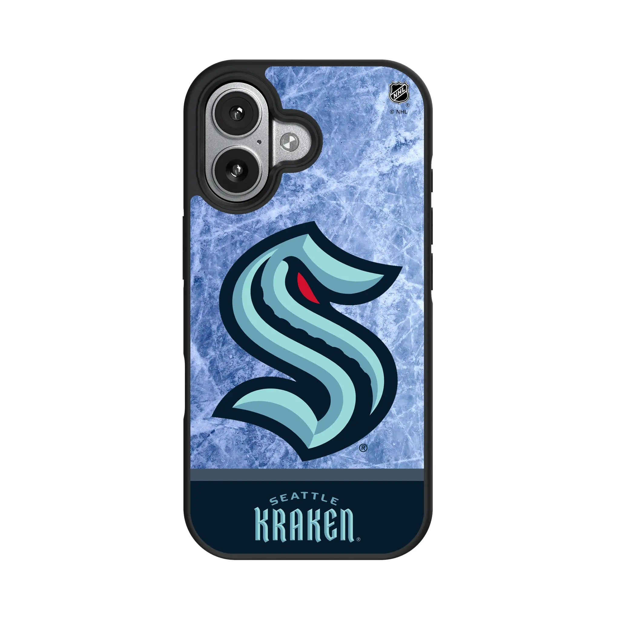 Seattle Kraken Ice Wordmark Bump Phone Case
