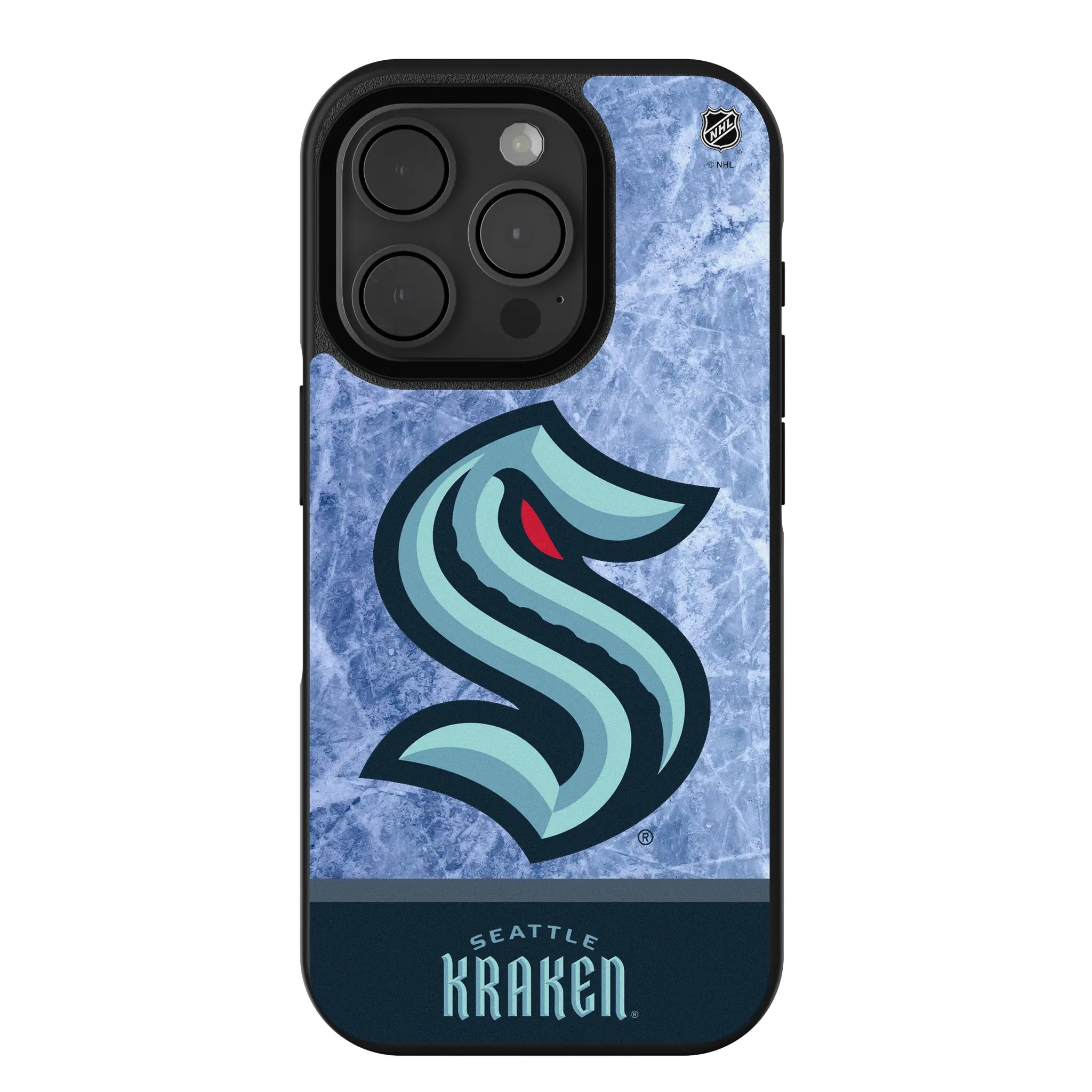 Seattle Kraken Ice Wordmark Bump Phone Case