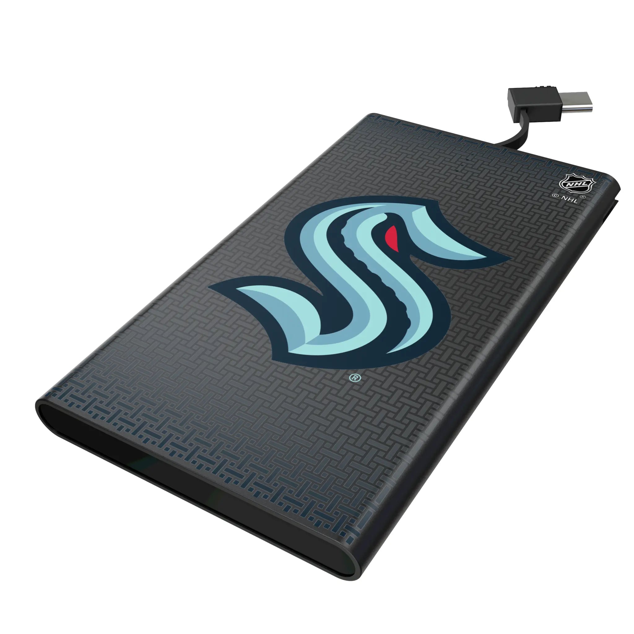Seattle Kraken Linen 5000mAh Flat Powerbank