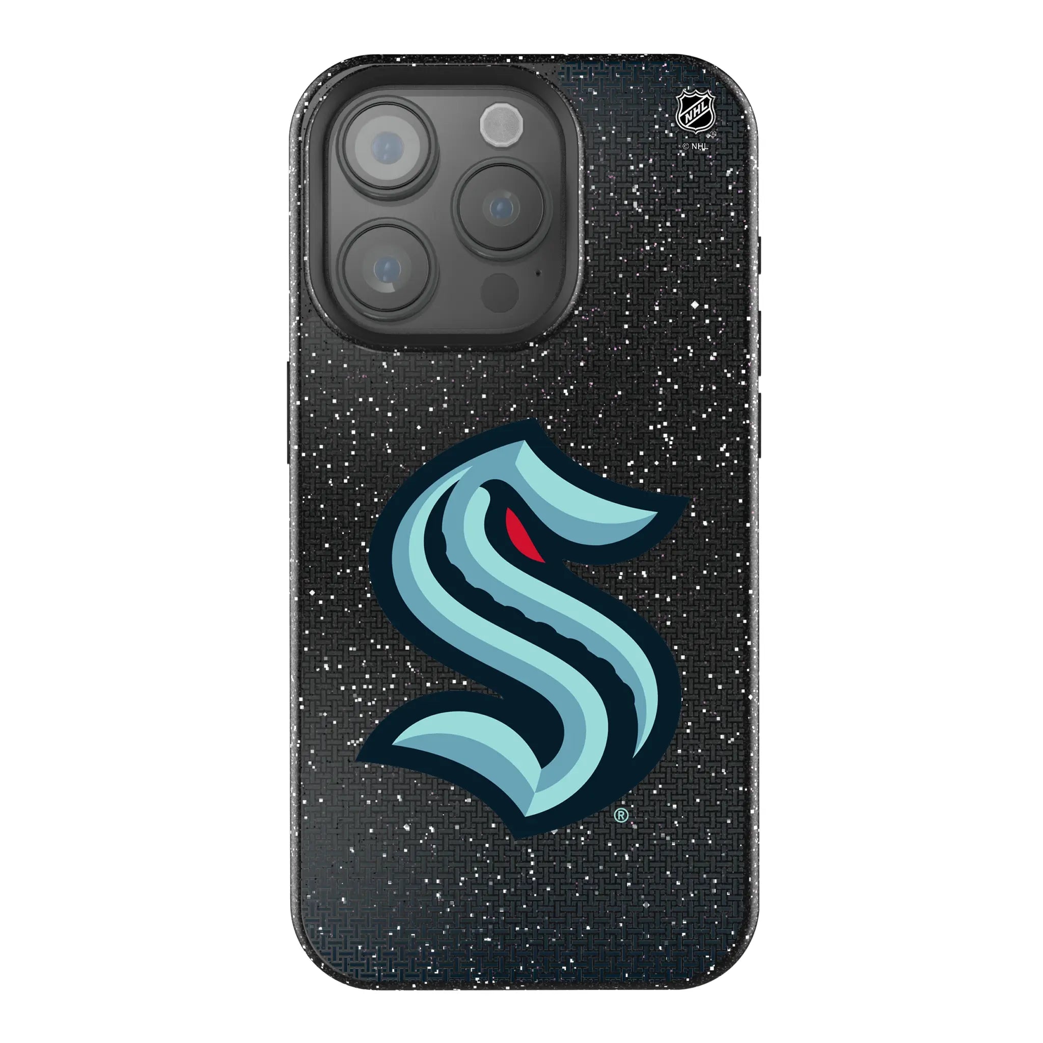 Seattle Kraken Linen Bling Phone Case for Apple iPhone