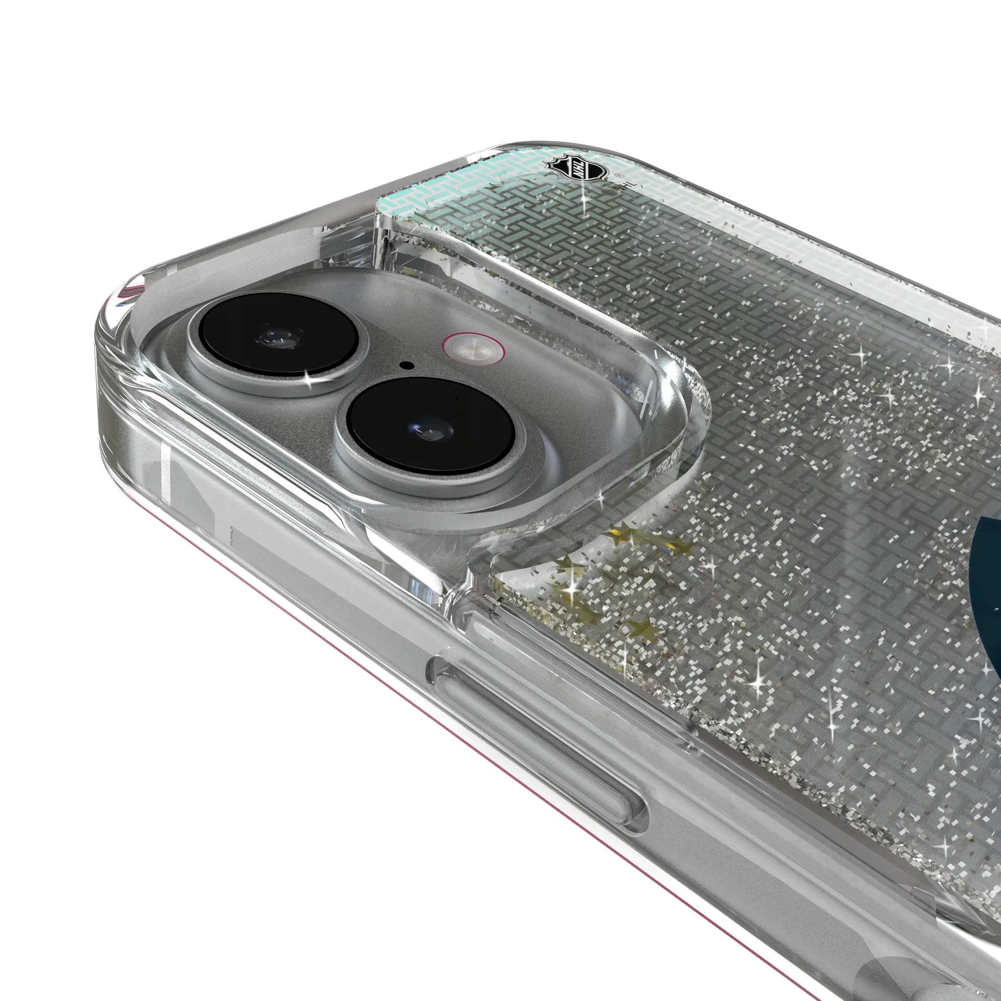 Seattle Kraken Linen Glitter Phone Case
