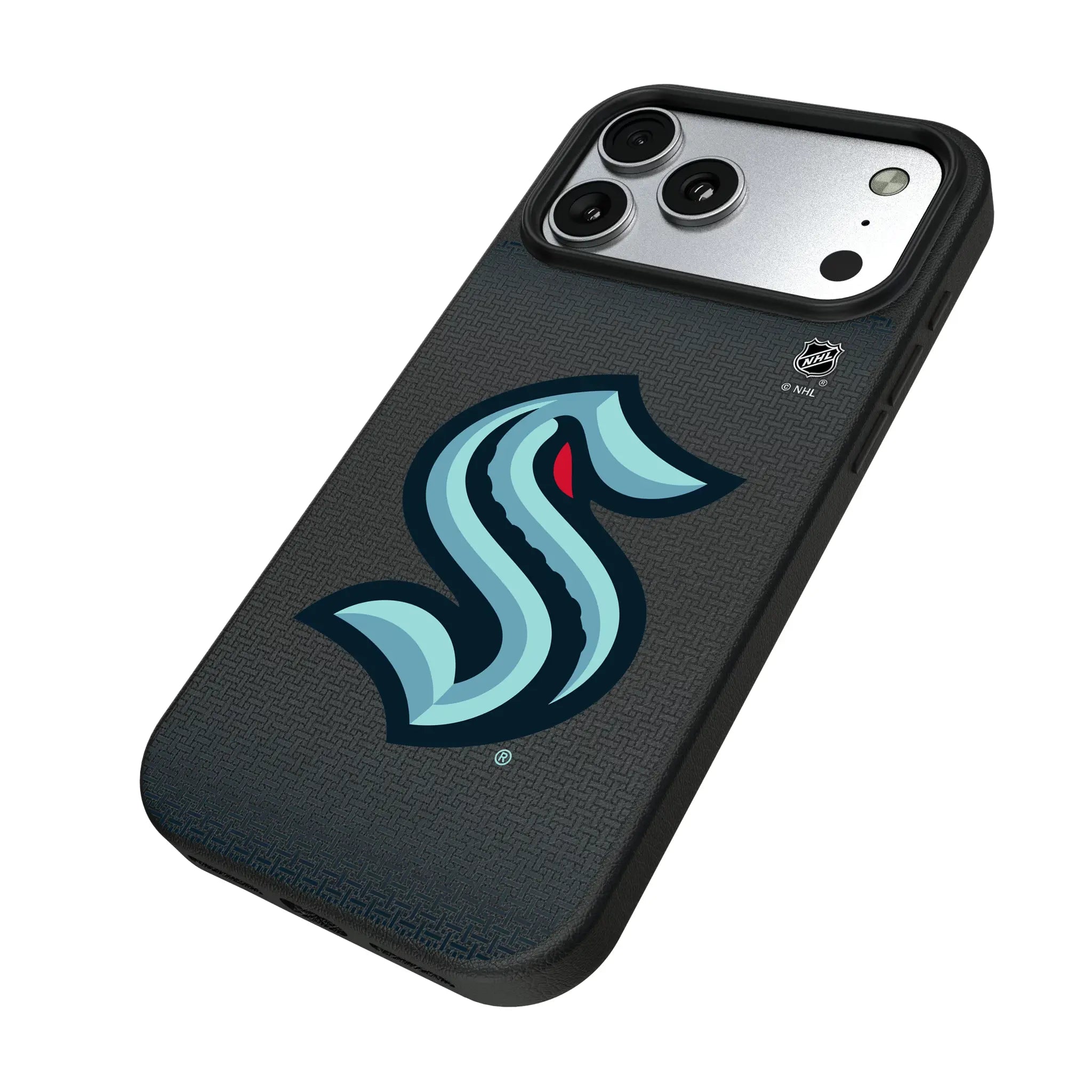 Seattle Kraken Linen MagSafe Compatible Phone Case for Apple iPhone