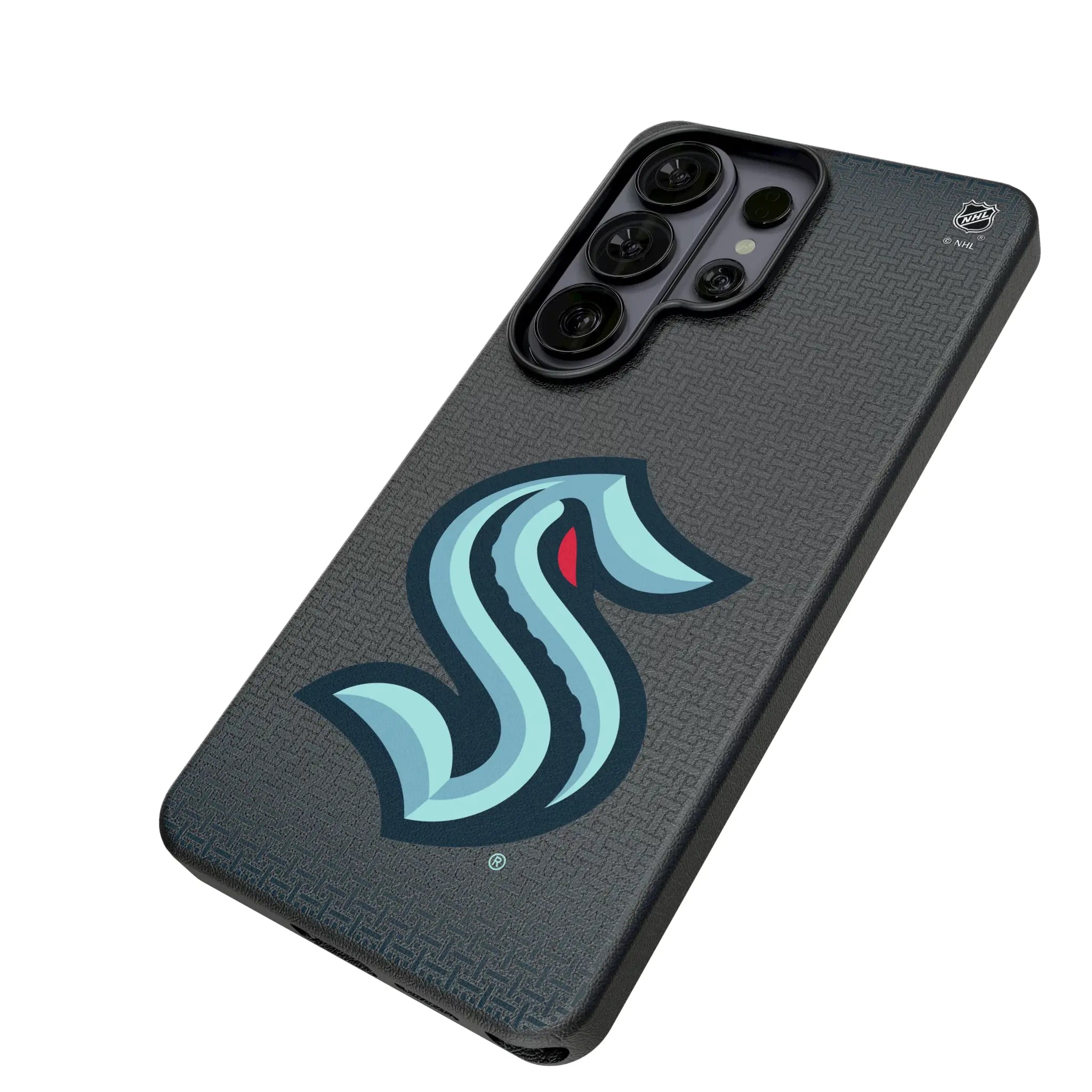 Seattle Kraken Linen MagSafe Compatible Phone Case for Samsung Galaxy