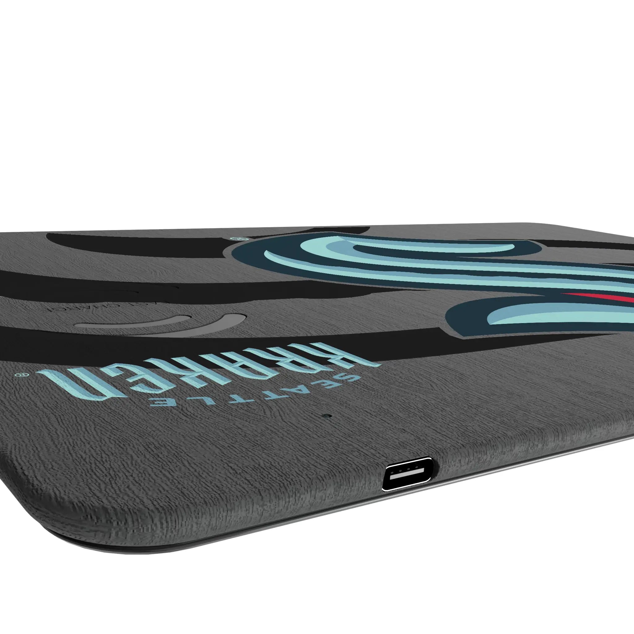 Seattle Kraken Monocolor Tilt 15-Watt Wireless Charger and Mouse Pad