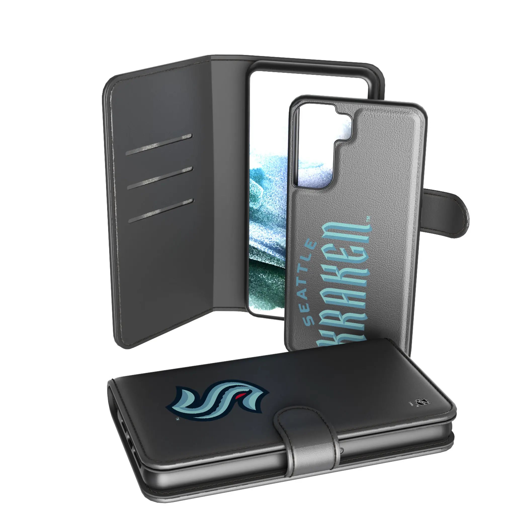 Seattle Kraken Tilt Wallet Case