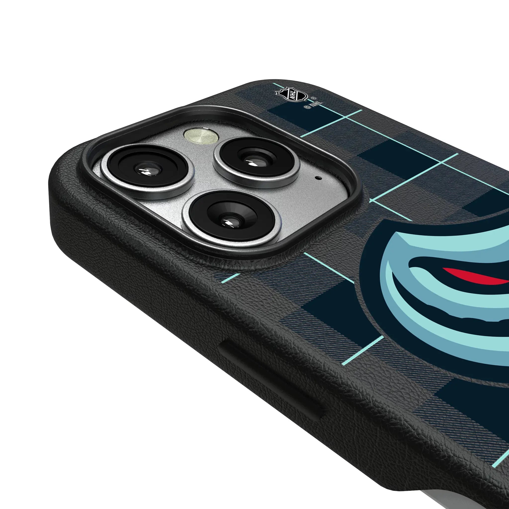 Seattle Kraken Plaid MagSafe Compatible Phone Case for Apple iPhone