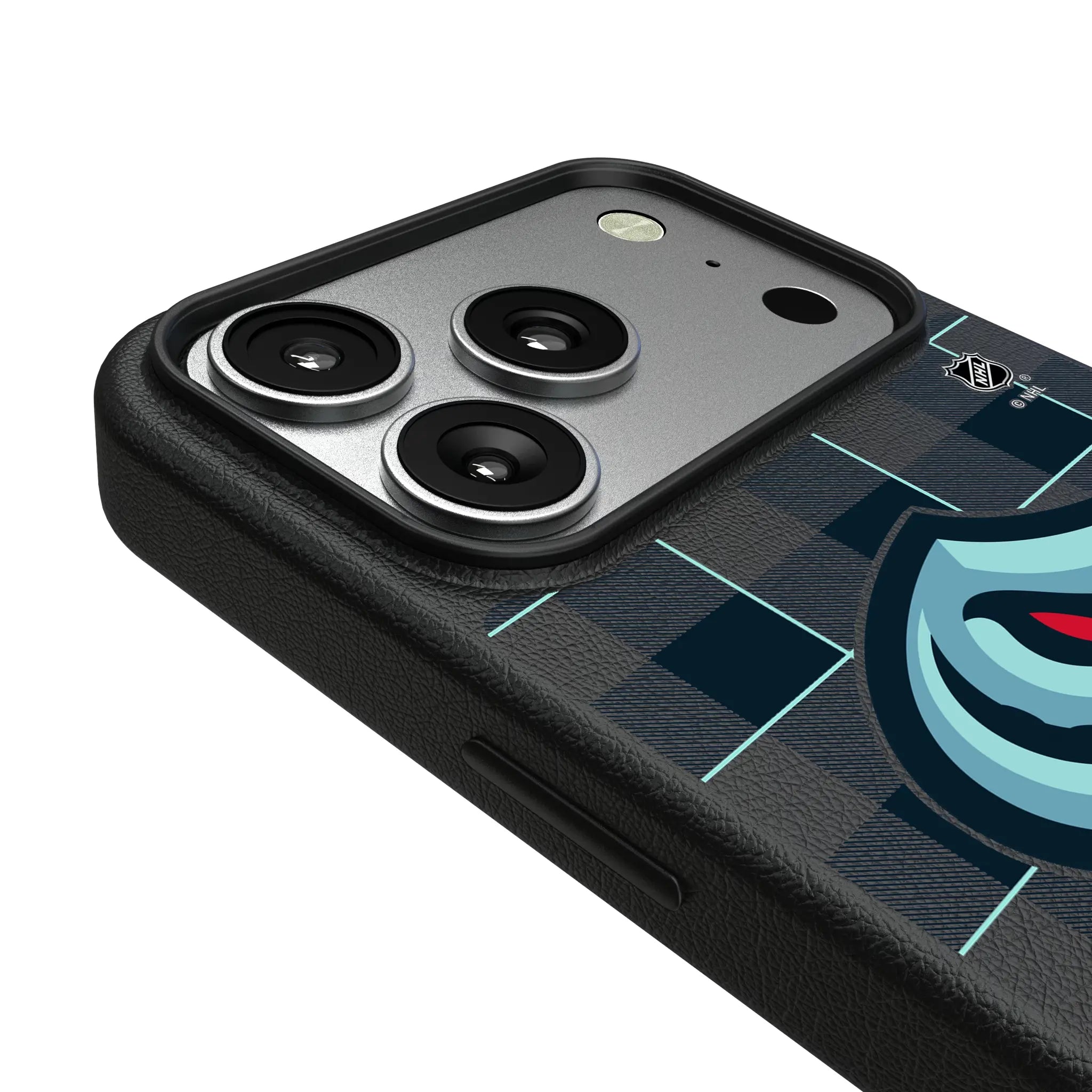 Seattle Kraken Plaid MagSafe Compatible Phone Case for Apple iPhone