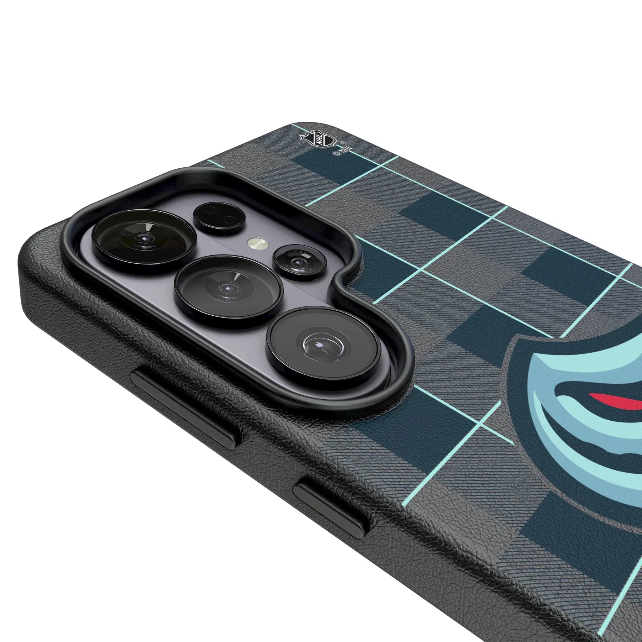 Seattle Kraken Plaid MagSafe Compatible Phone Case for Samsung Galaxy