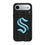 Seattle Kraken Text Backdrop MagSafe Compatible Phone Case for Apple iPhone - Sports Gifts, Sports Memorabilia, Sports Collectibles, Fan Shop