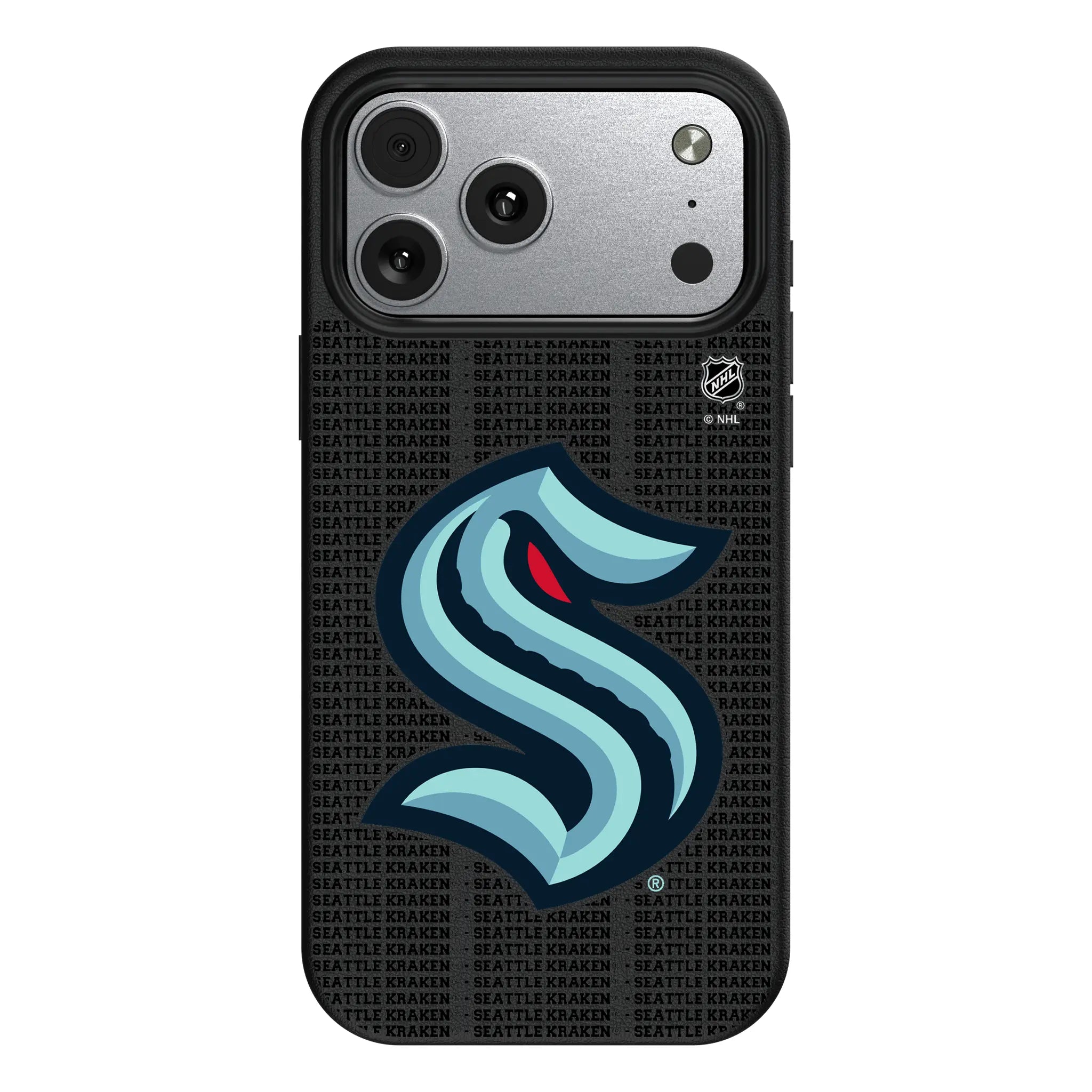 Seattle Kraken Text Backdrop MagSafe Compatible Phone Case for Apple iPhone