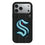 Seattle Kraken Text Backdrop MagSafe Compatible Phone Case for Apple iPhone - Sports Gifts, Sports Memorabilia, Sports Collectibles, Fan Shop