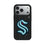Seattle Kraken Text Backdrop MagSafe Compatible Phone Case for Apple iPhone - Sports Gifts, Sports Memorabilia, Sports Collectibles, Fan Shop