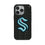 Seattle Kraken Text Backdrop MagSafe Compatible Phone Case for Apple iPhone - Sports Gifts, Sports Memorabilia, Sports Collectibles, Fan Shop