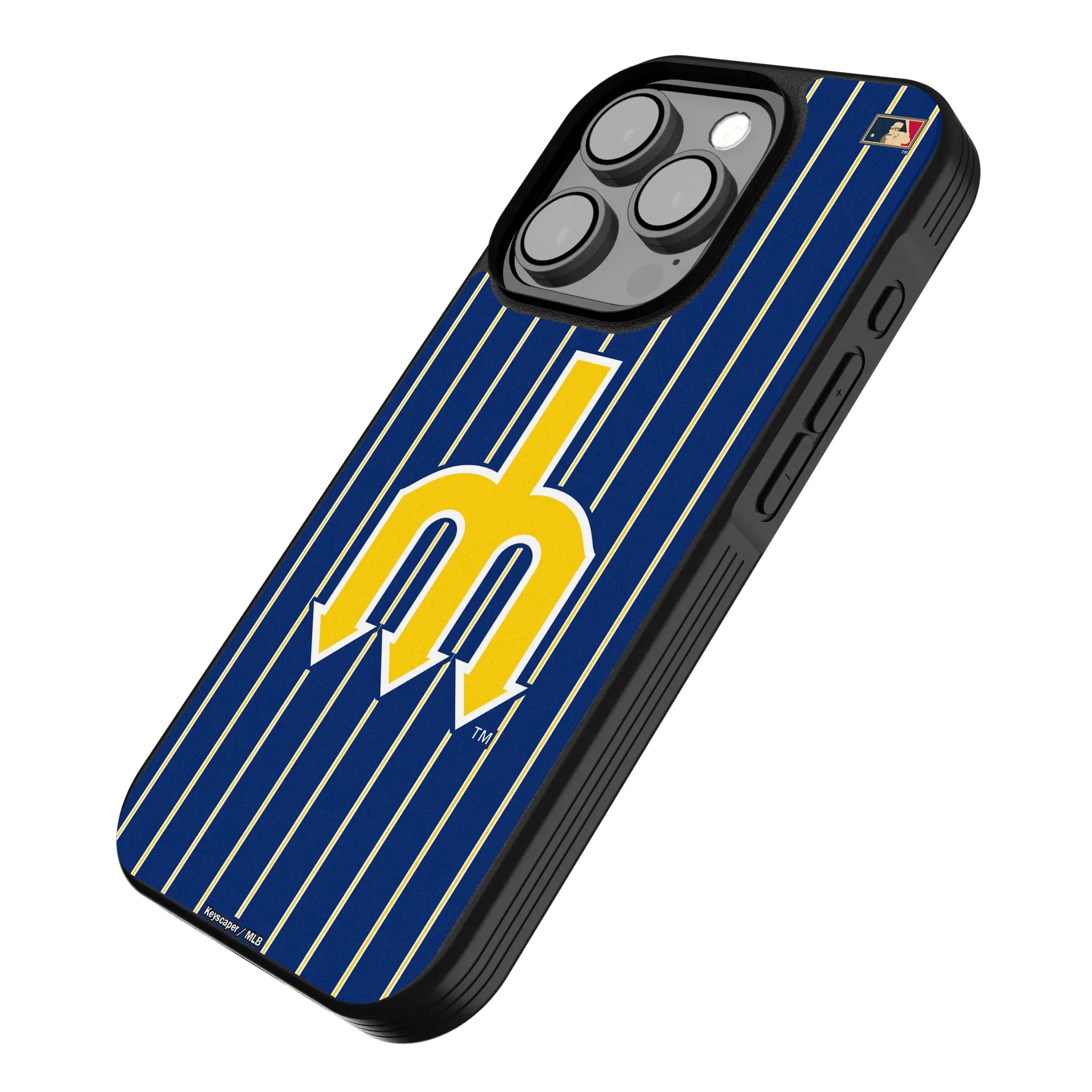 Seattle Mariners 1977-1980 - Cooperstown Collection Pinstripe Bump Phone Case