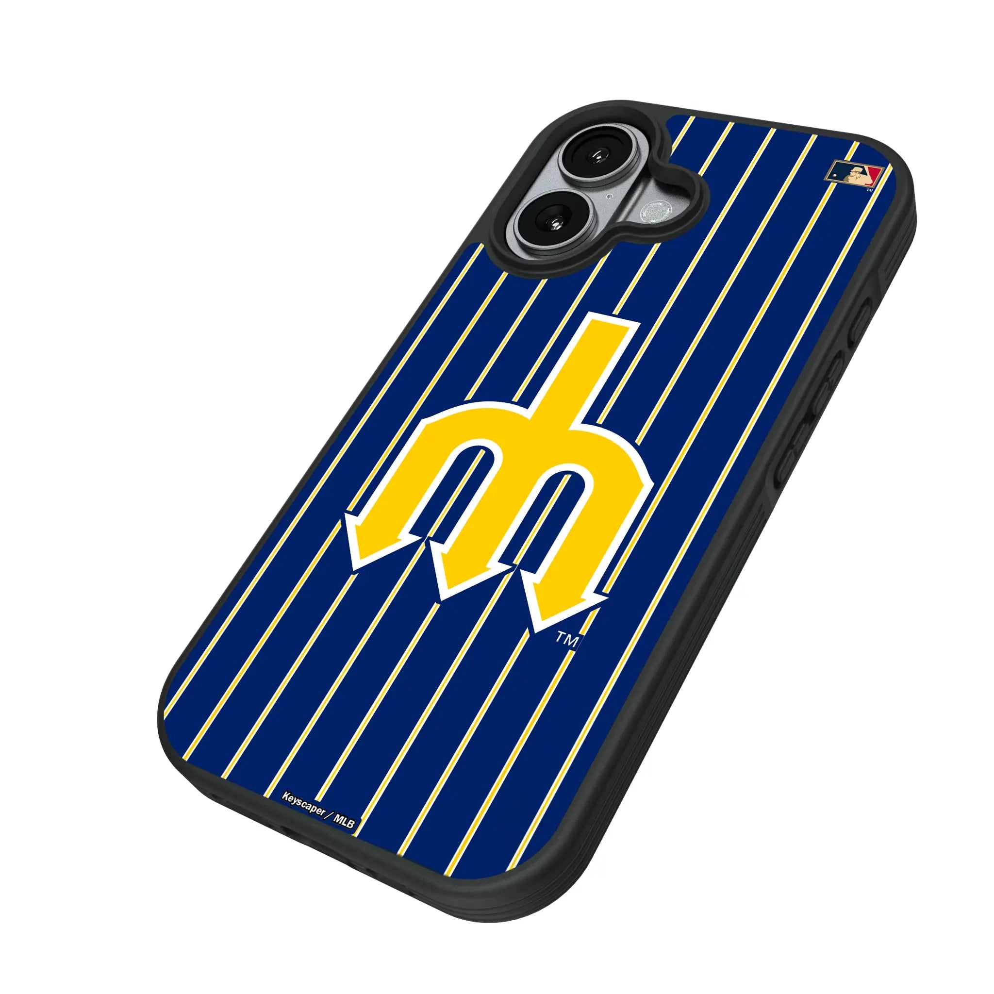 Seattle Mariners 1977-1980 - Cooperstown Collection Pinstripe Bump Phone Case